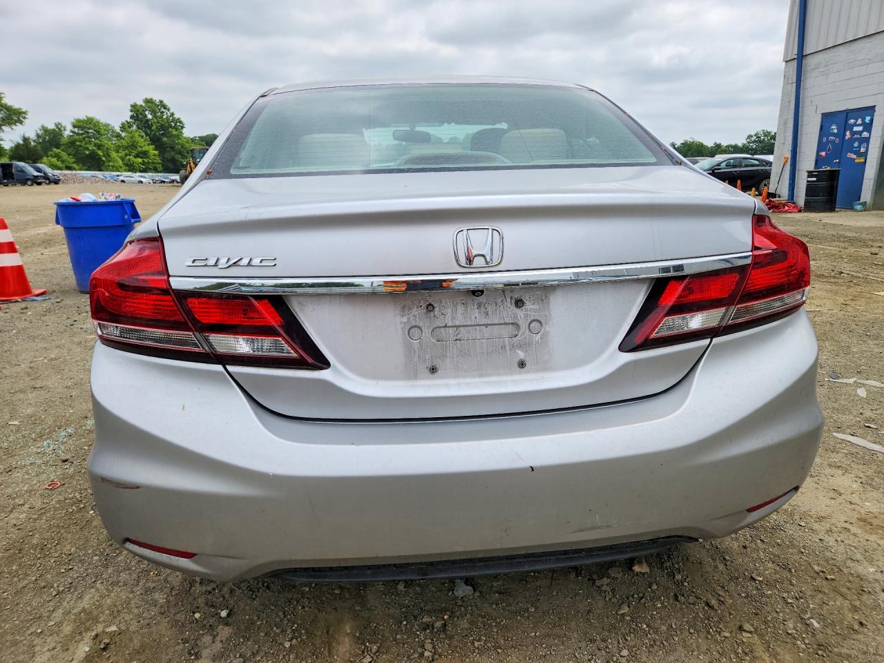 2013 Honda Civic Lx Серебряный vin: 19XFB2F56DE235776