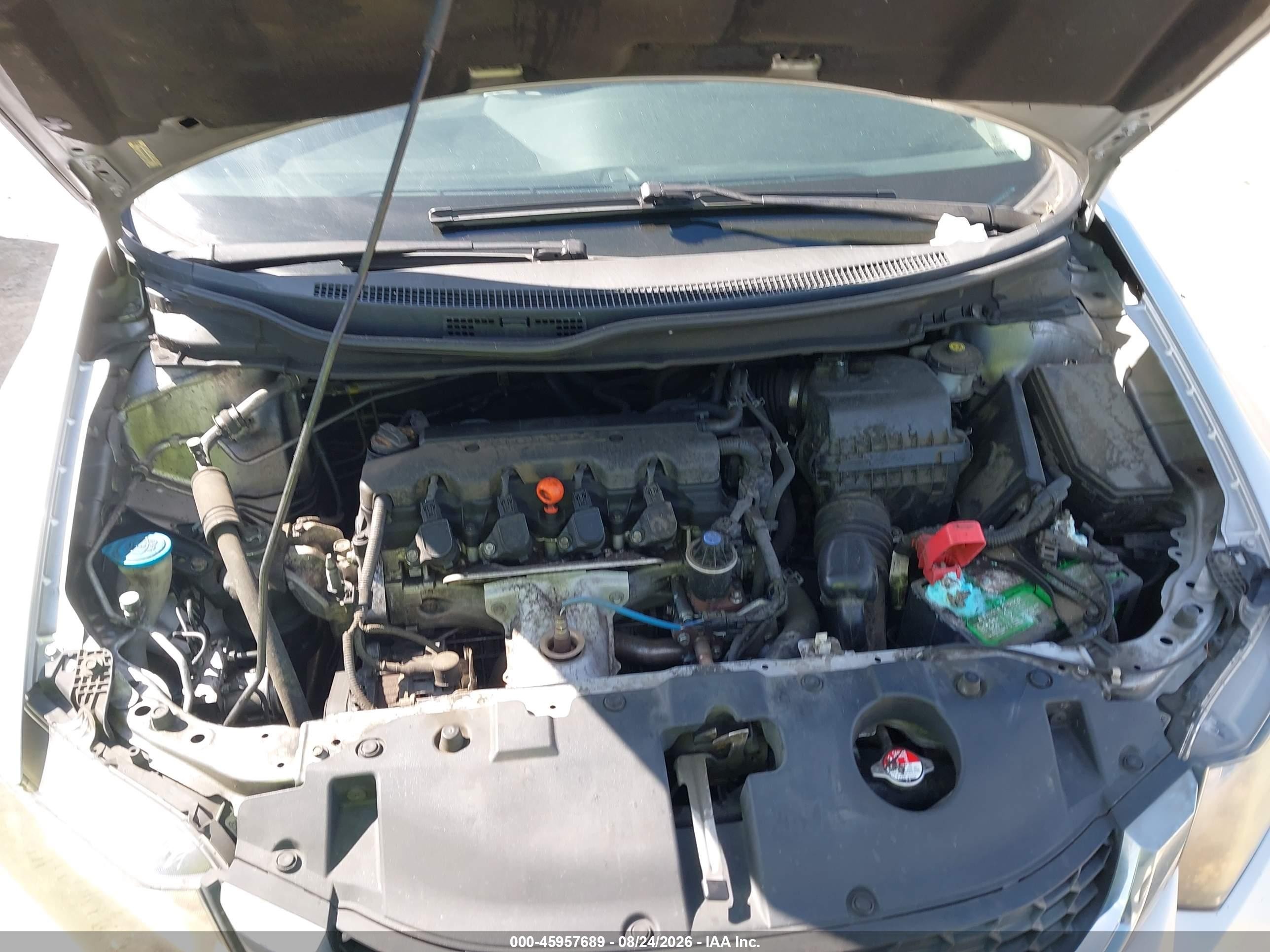 2013 Honda Civic Lx Серебряный vin: 19XFB2F56DE241108