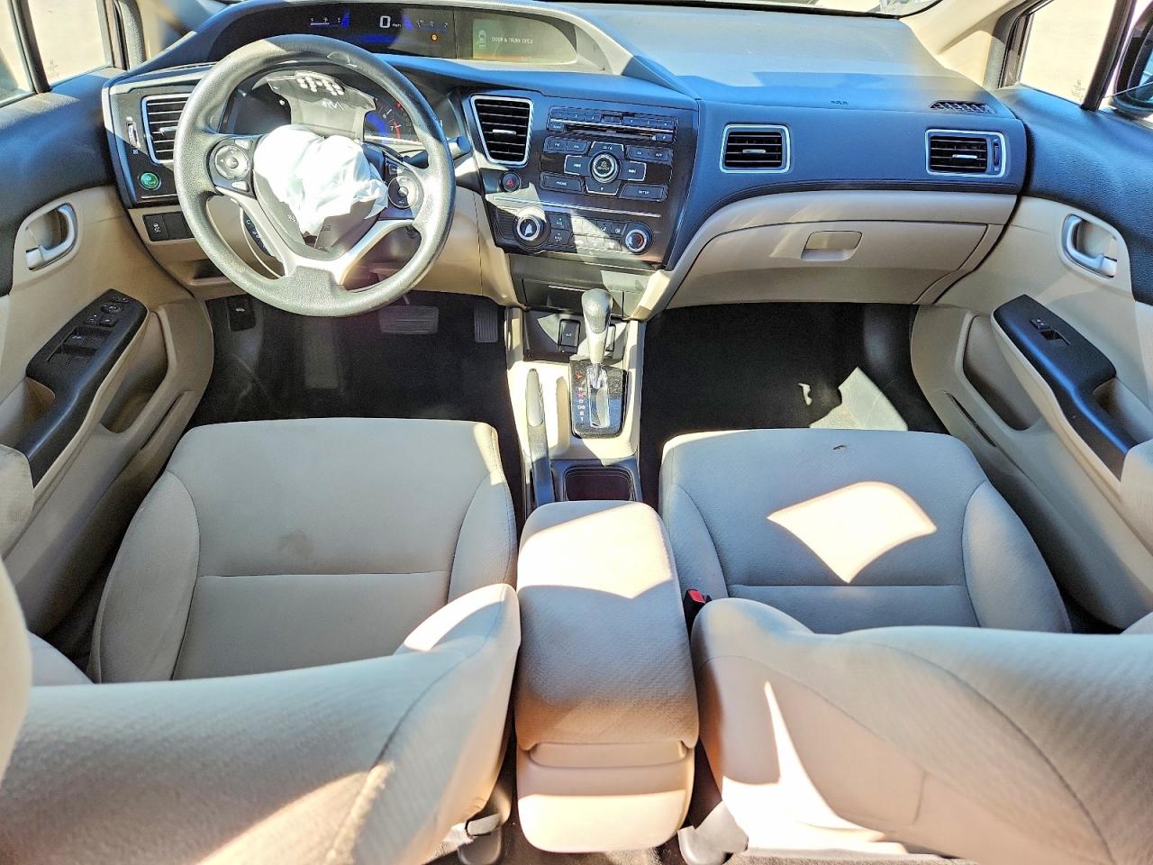 2013 Honda Civic Lx Gray vin: 19XFB2F56DE248396