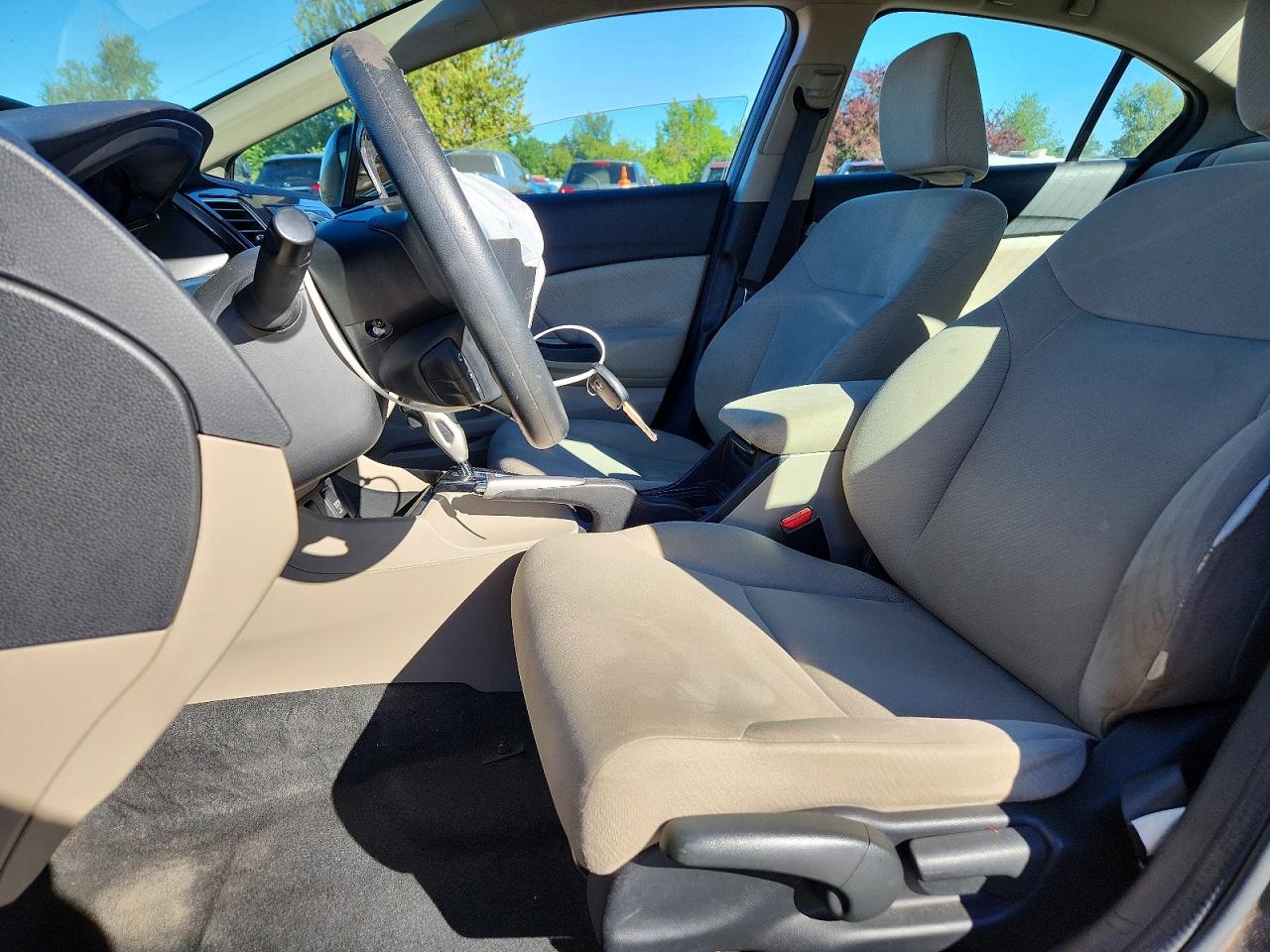 2013 Honda Civic Lx Gray vin: 19XFB2F56DE248396