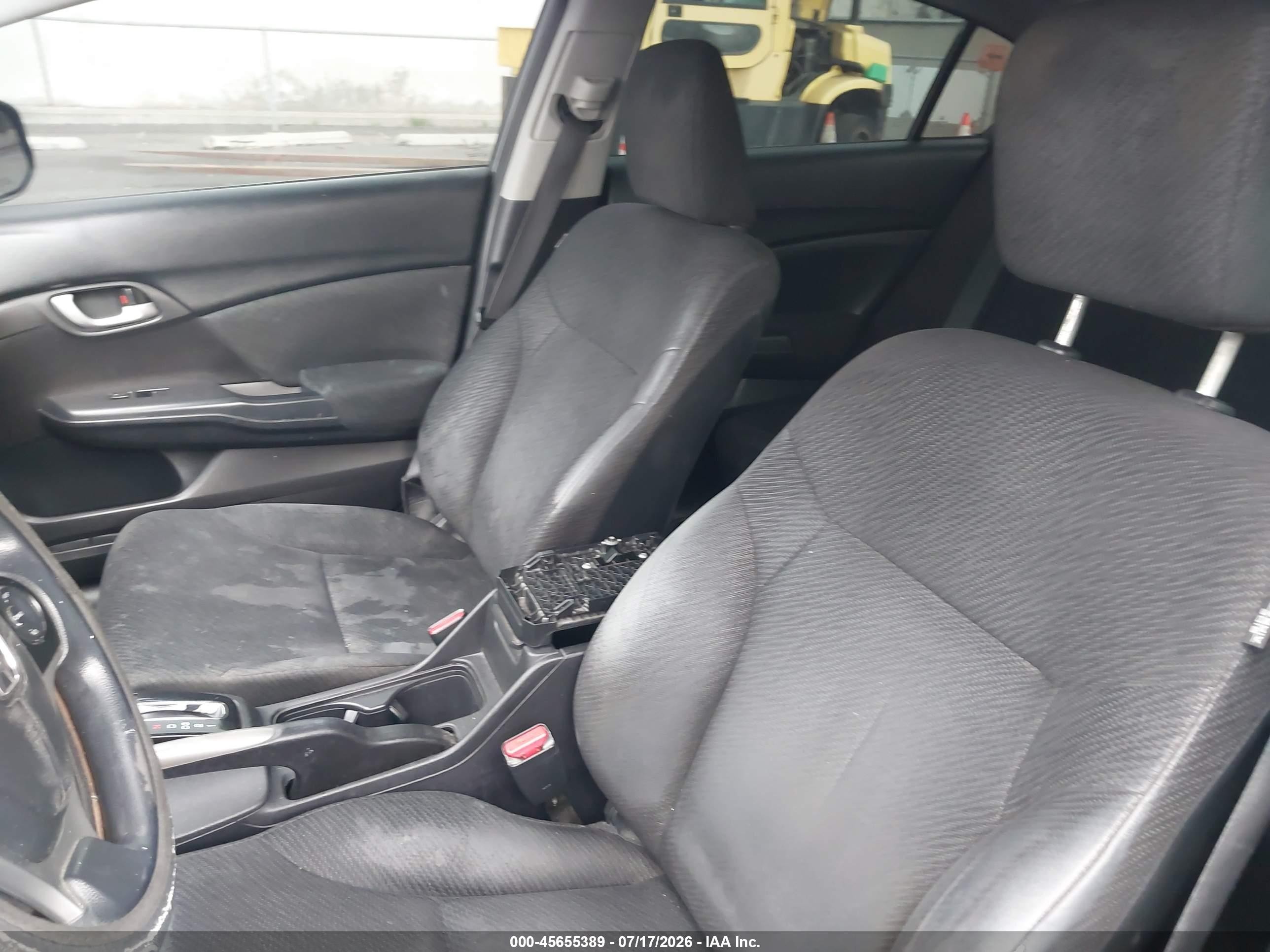 2013 Honda Civic Lx Серый vin: 19XFB2F56DE276036