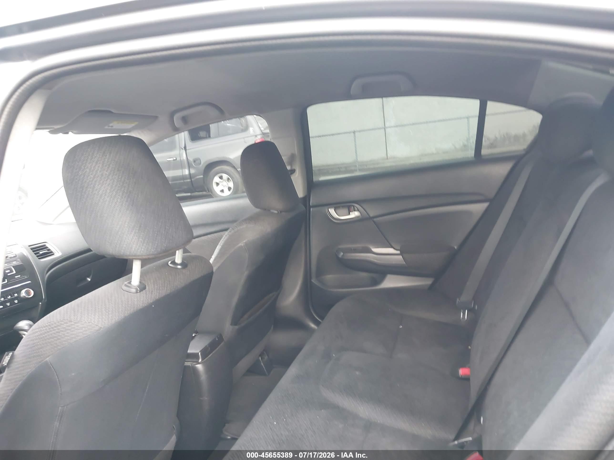 2013 Honda Civic Lx Серый vin: 19XFB2F56DE276036