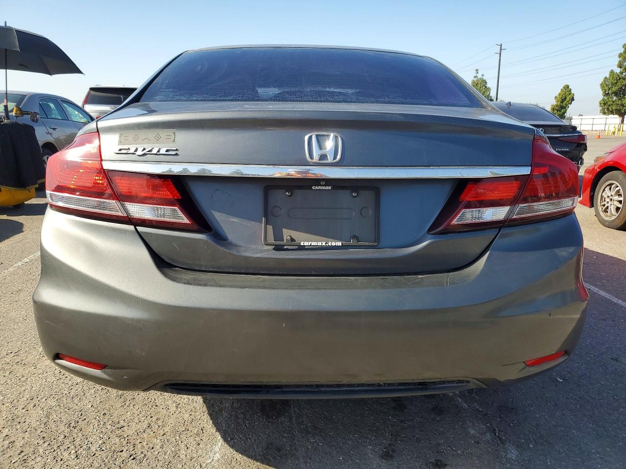 2013 Honda Civic Lx Gray vin: 19XFB2F56DE276053