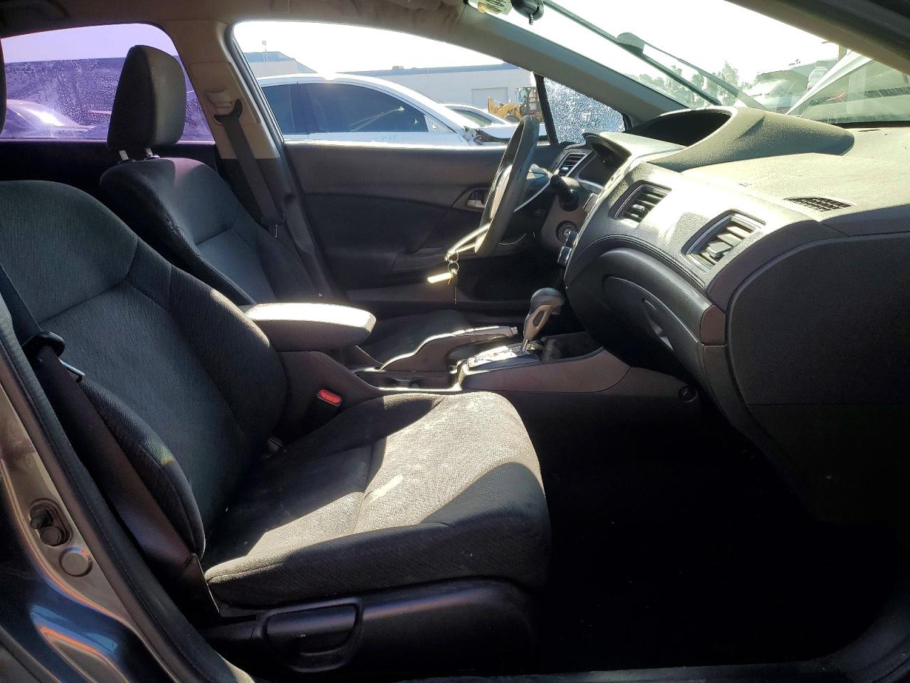 2013 Honda Civic Lx Gray vin: 19XFB2F56DE276053