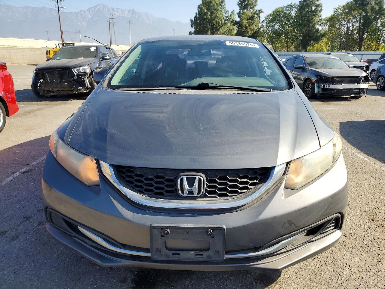 2013 Honda Civic Lx Gray vin: 19XFB2F56DE276053