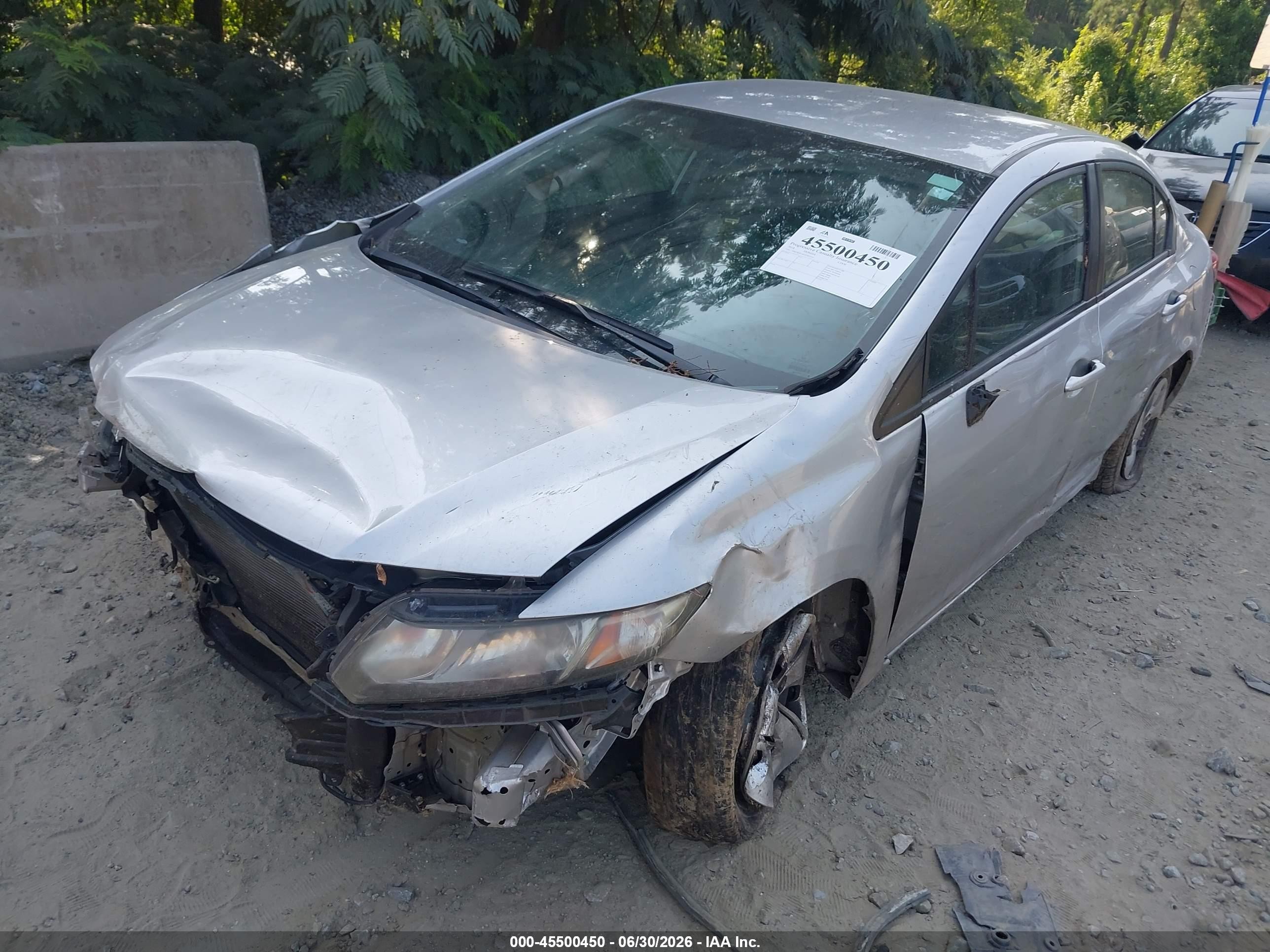 2014 Honda Civic Lx Silver vin: 19XFB2F56EE002255