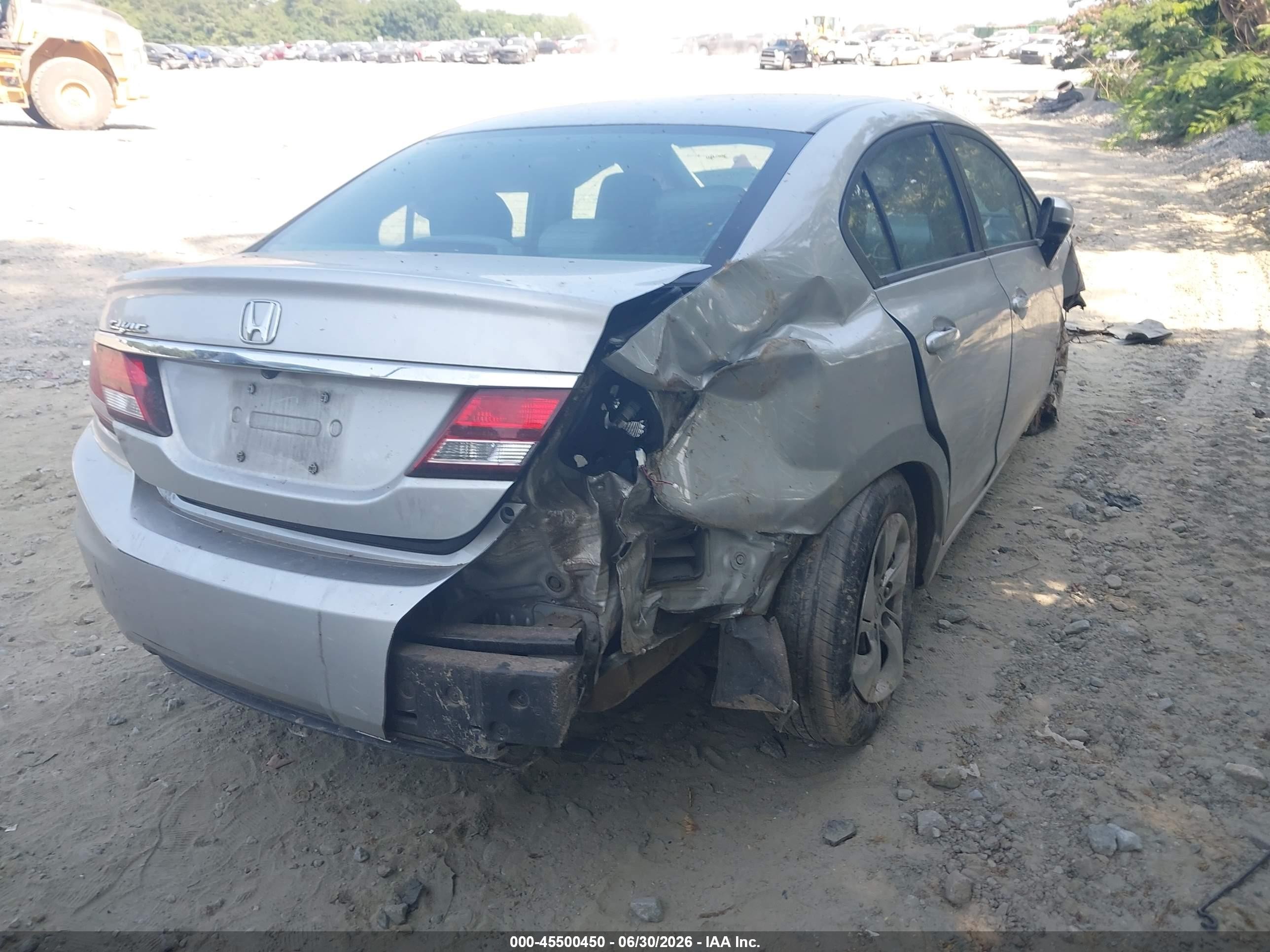2014 Honda Civic Lx Silver vin: 19XFB2F56EE002255