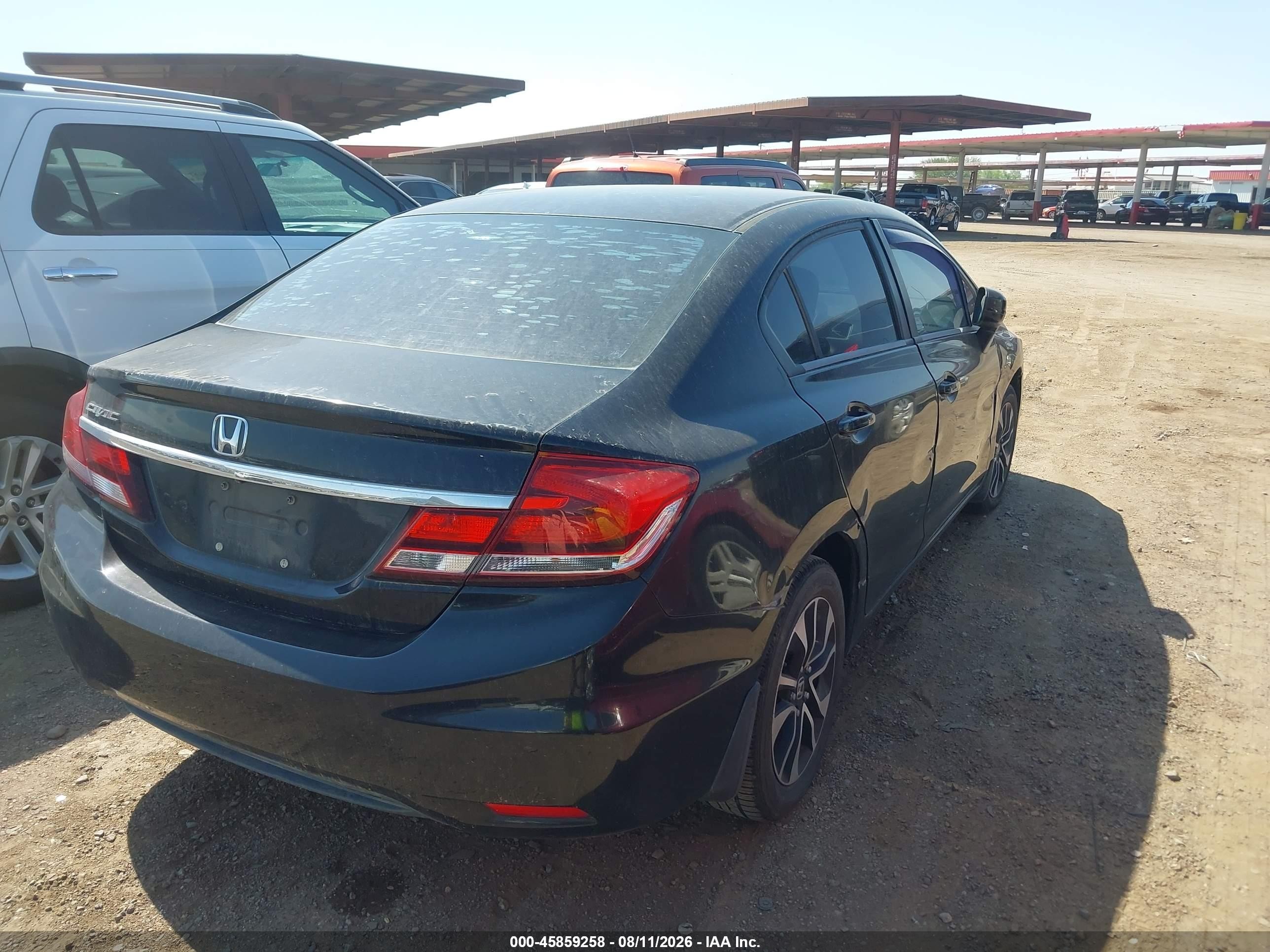 2014 Honda Civic Lx Black vin: 19XFB2F56EE003678