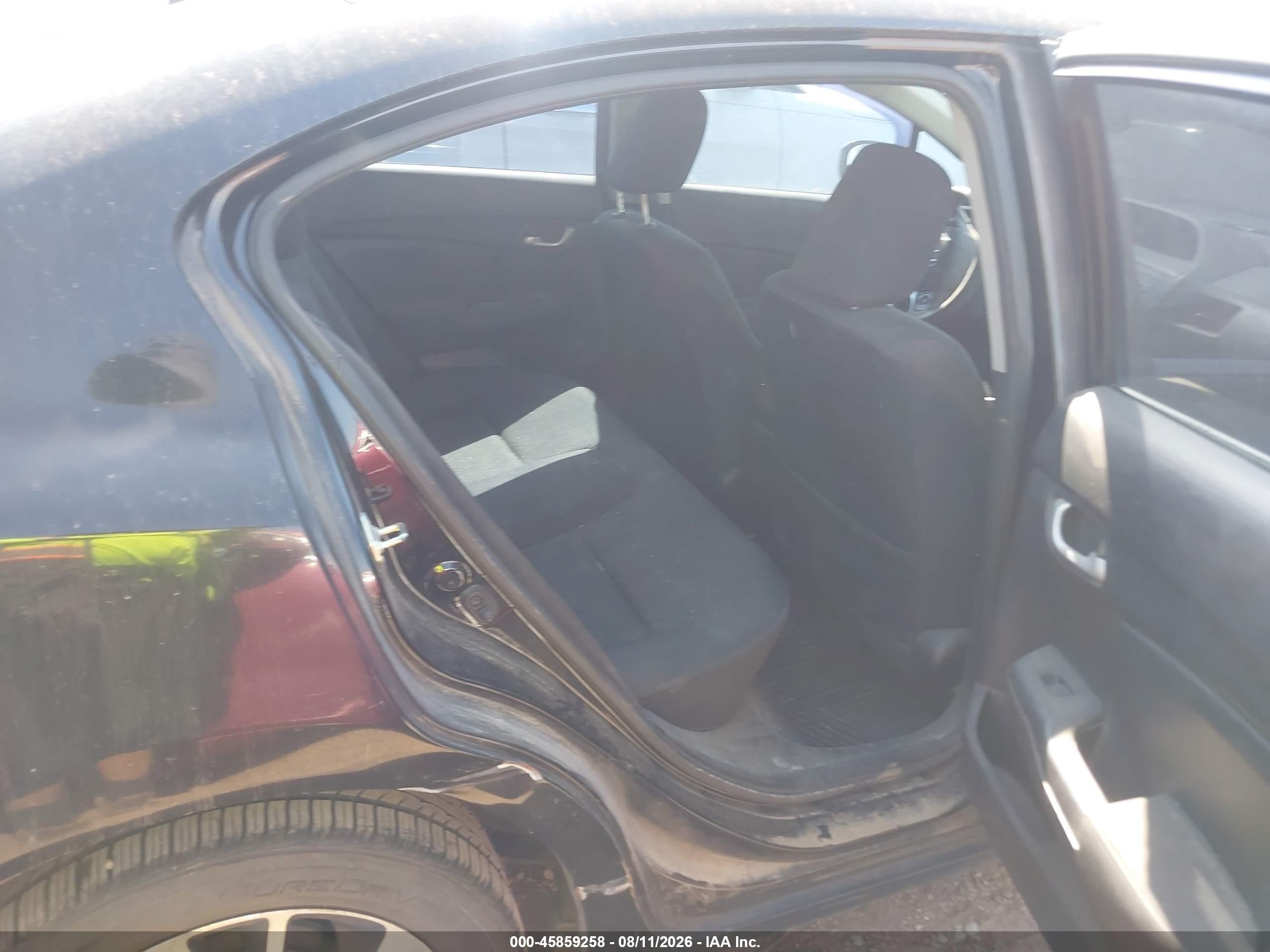 2014 Honda Civic Lx Black vin: 19XFB2F56EE003678