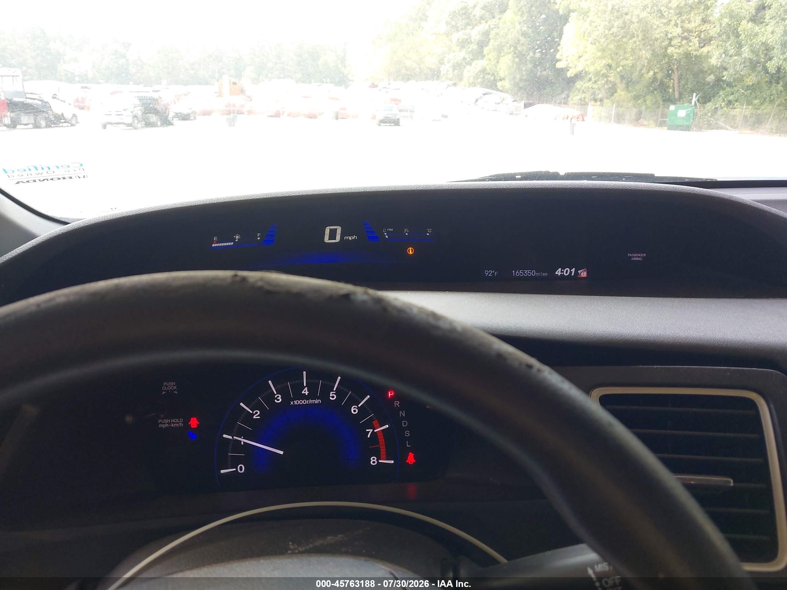 2014 Honda Civic Lx Синий vin: 19XFB2F56EE008346