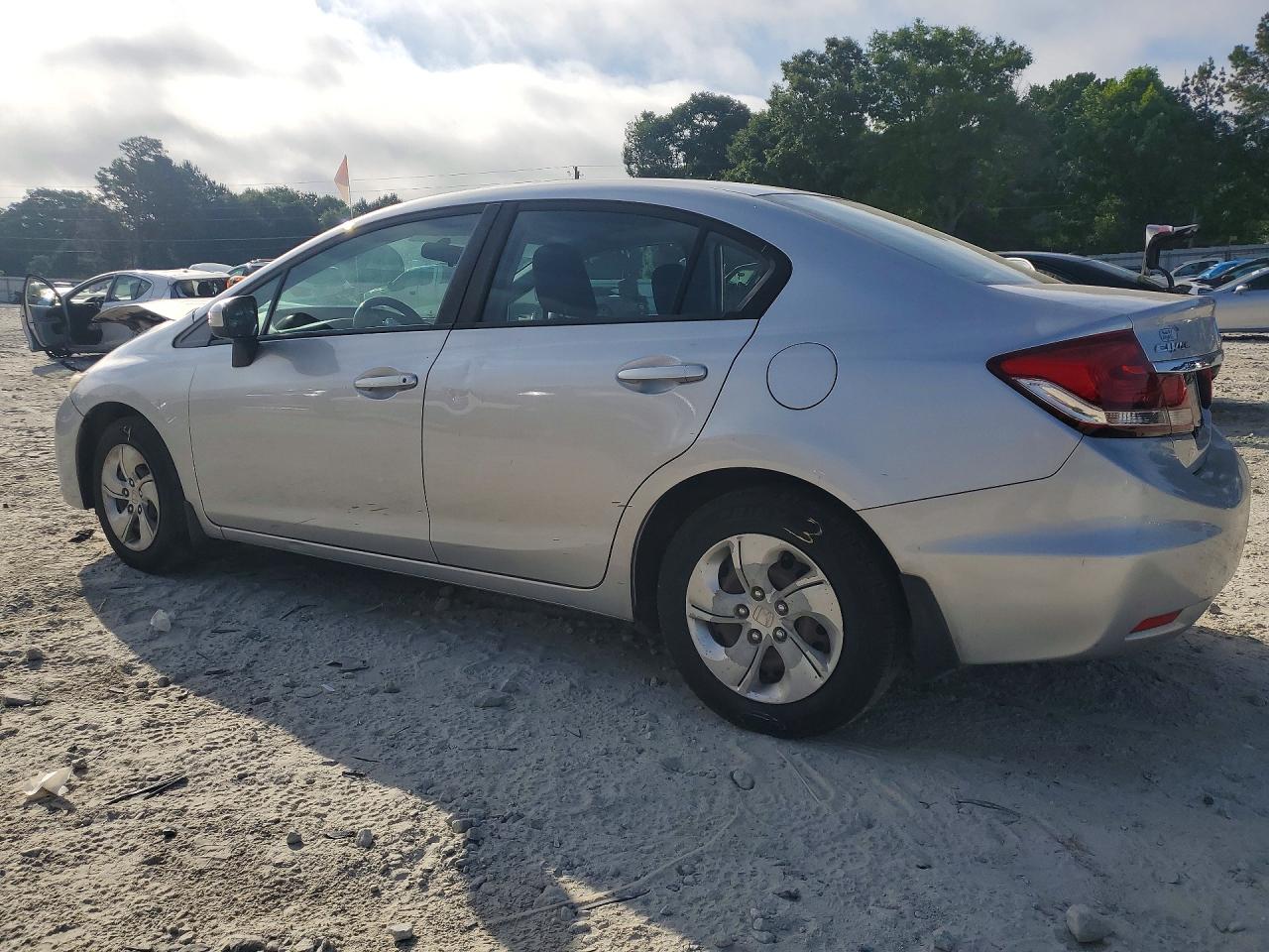 2014 Honda Civic Lx Silver vin: 19XFB2F56EE028872