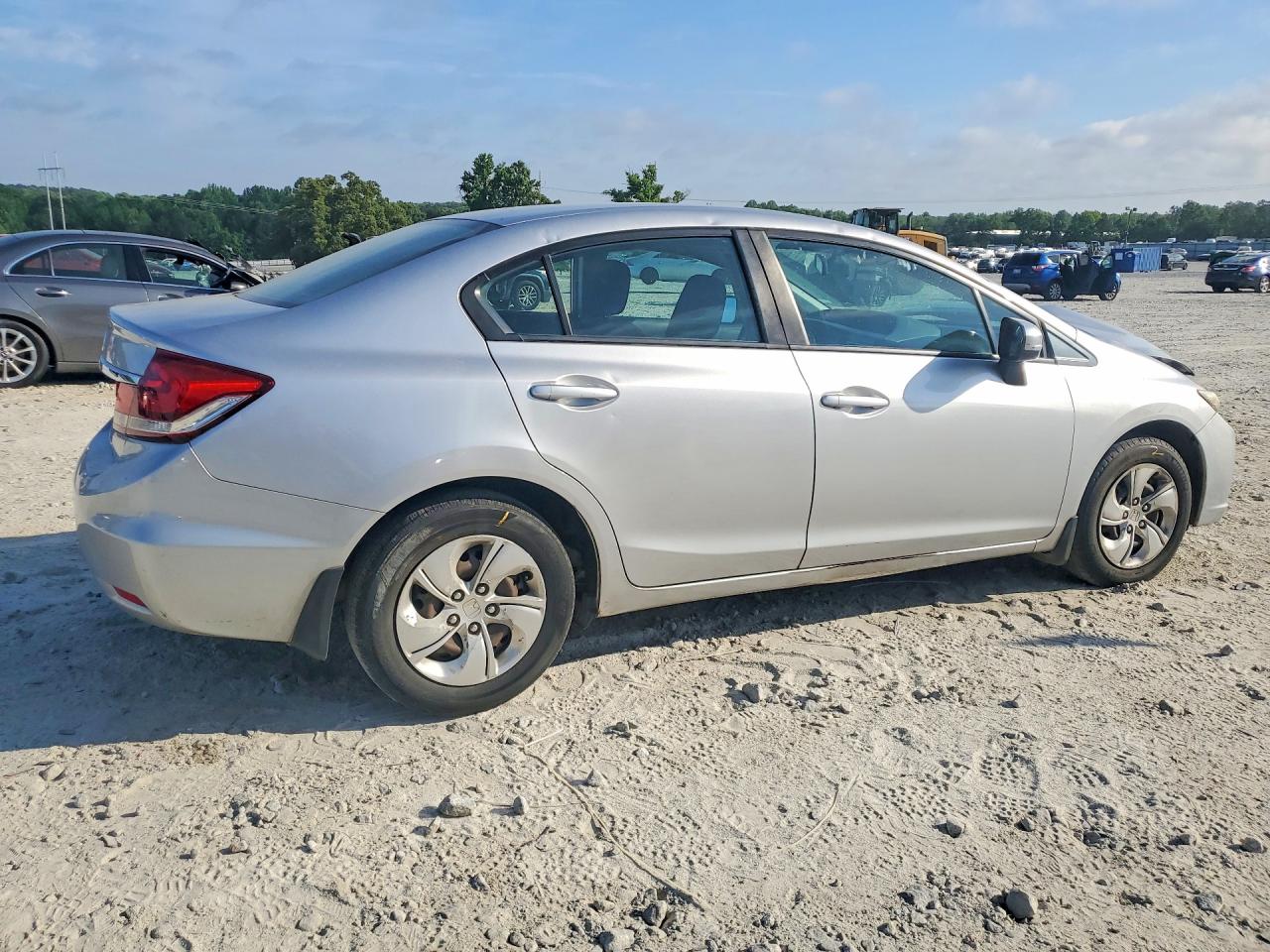 2014 Honda Civic Lx Silver vin: 19XFB2F56EE028872