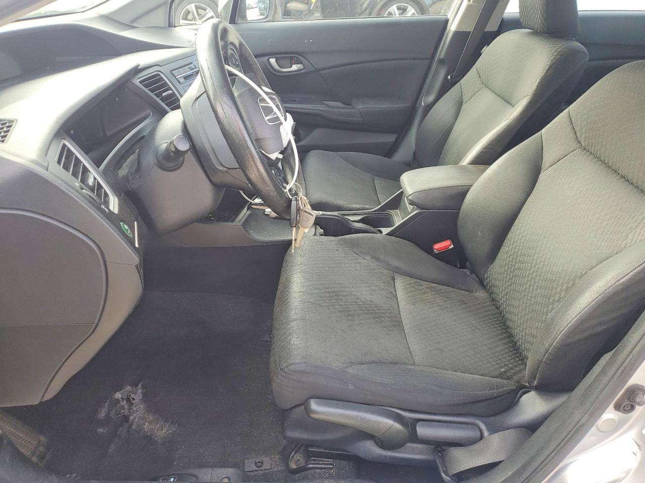2014 Honda Civic Lx Silver vin: 19XFB2F56EE028872