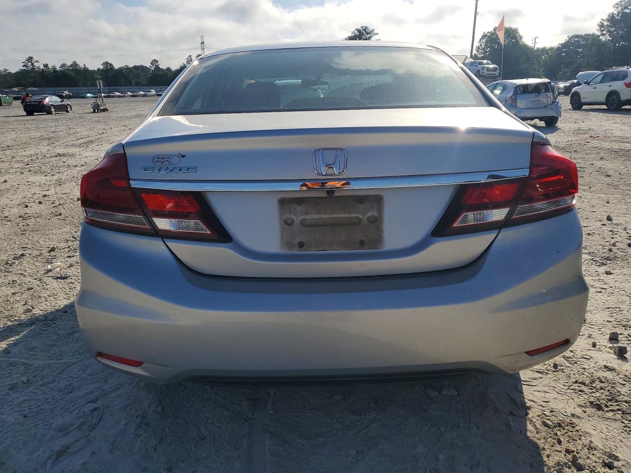 2014 Honda Civic Lx Silver vin: 19XFB2F56EE028872