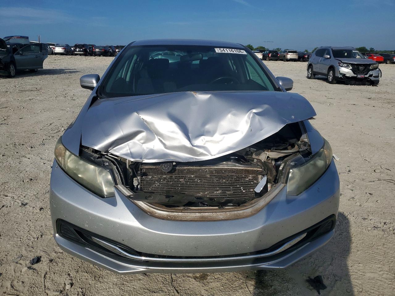 2014 Honda Civic Lx Silver vin: 19XFB2F56EE028872
