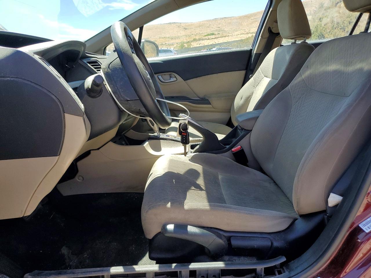 2014 Honda Civic Lx Бордовый vin: 19XFB2F56EE030265