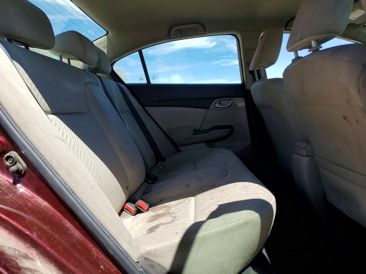 2014 Honda Civic Lx Бордовый vin: 19XFB2F56EE030265