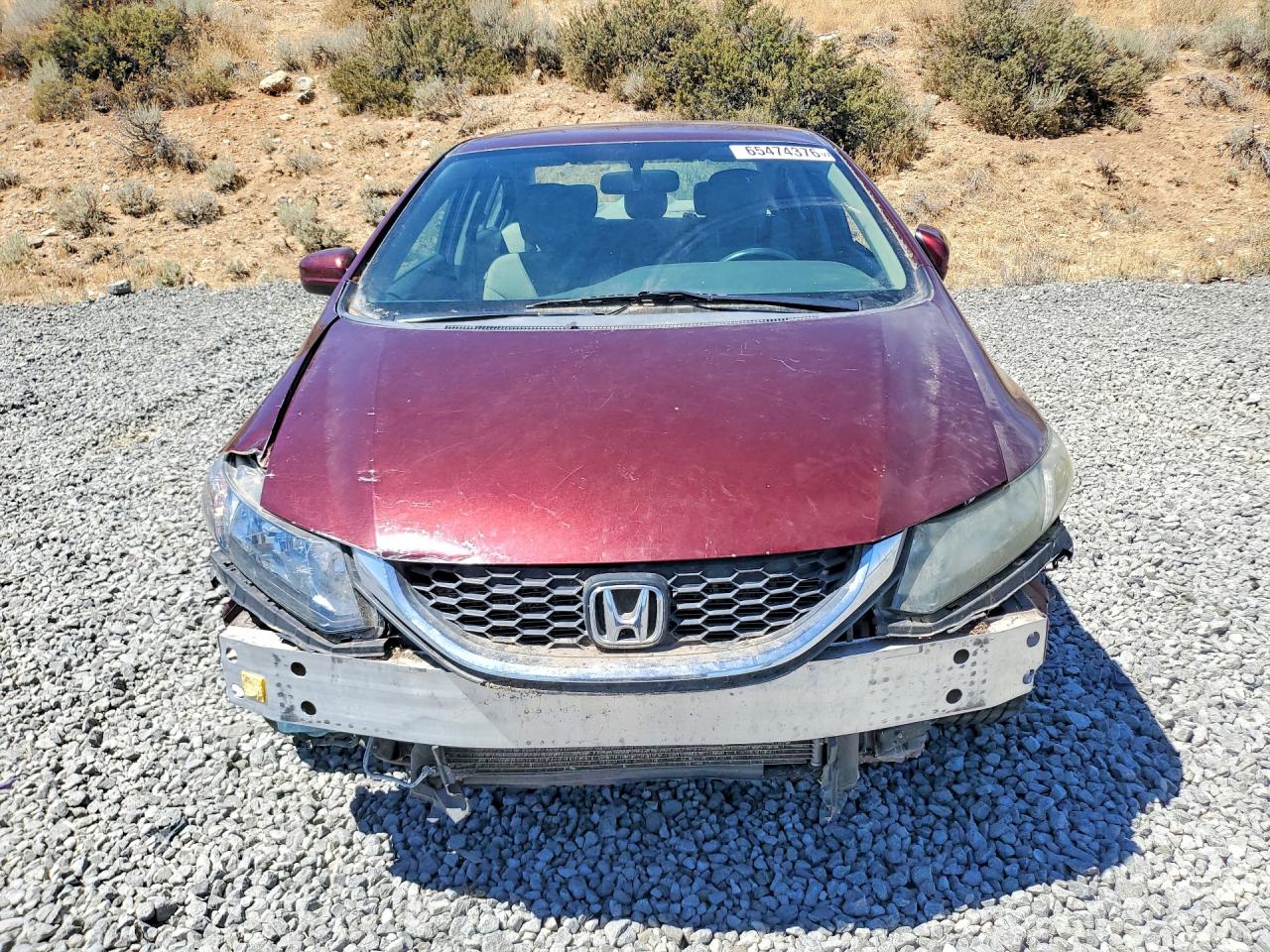2014 Honda Civic Lx Бордовый vin: 19XFB2F56EE030265