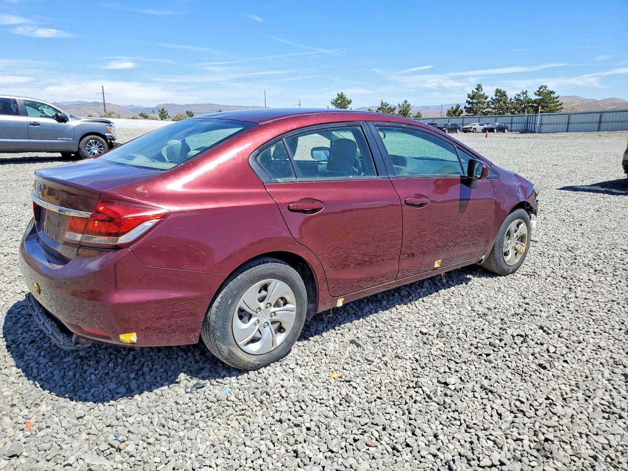 2014 Honda Civic Lx Бордовый vin: 19XFB2F56EE030265