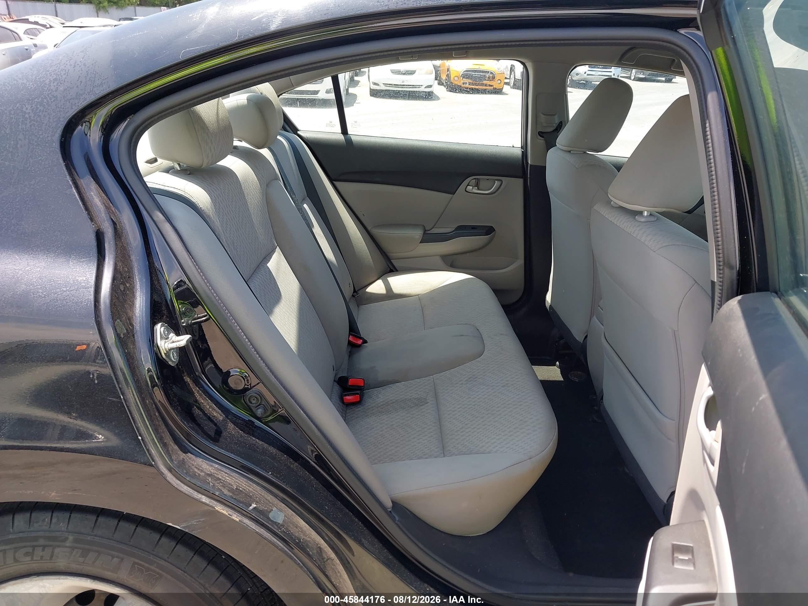 2014 Honda Civic Lx Черный vin: 19XFB2F56EE030783