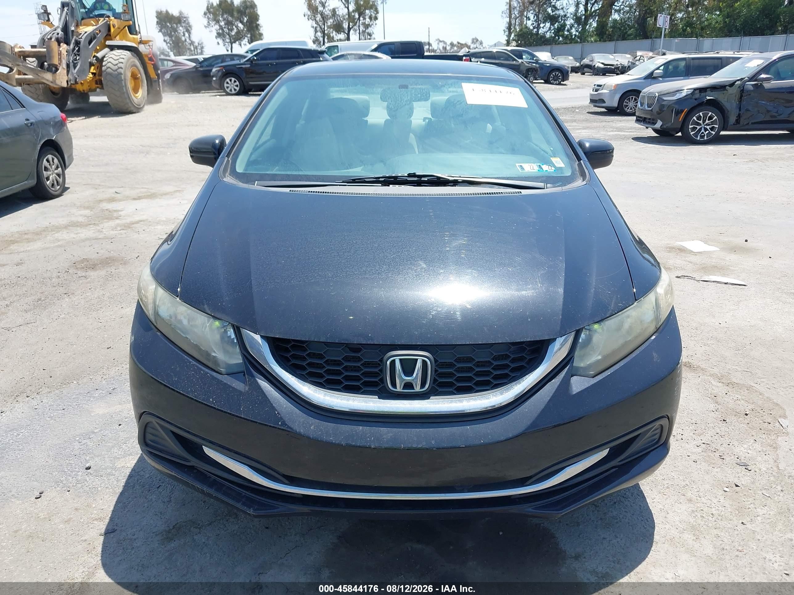 2014 Honda Civic Lx Черный vin: 19XFB2F56EE030783