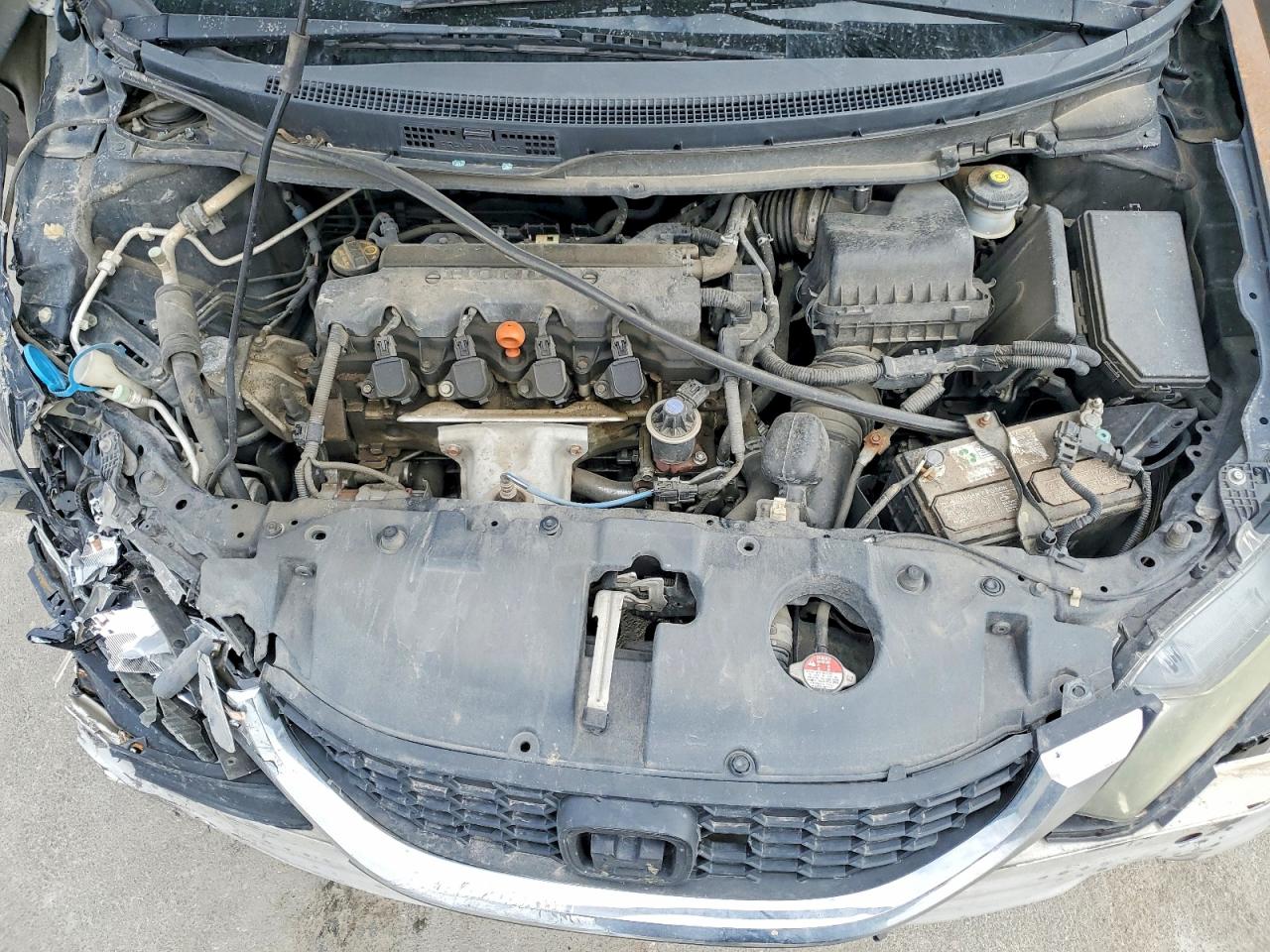 2014 Honda Civic Lx Черный vin: 19XFB2F56EE032601