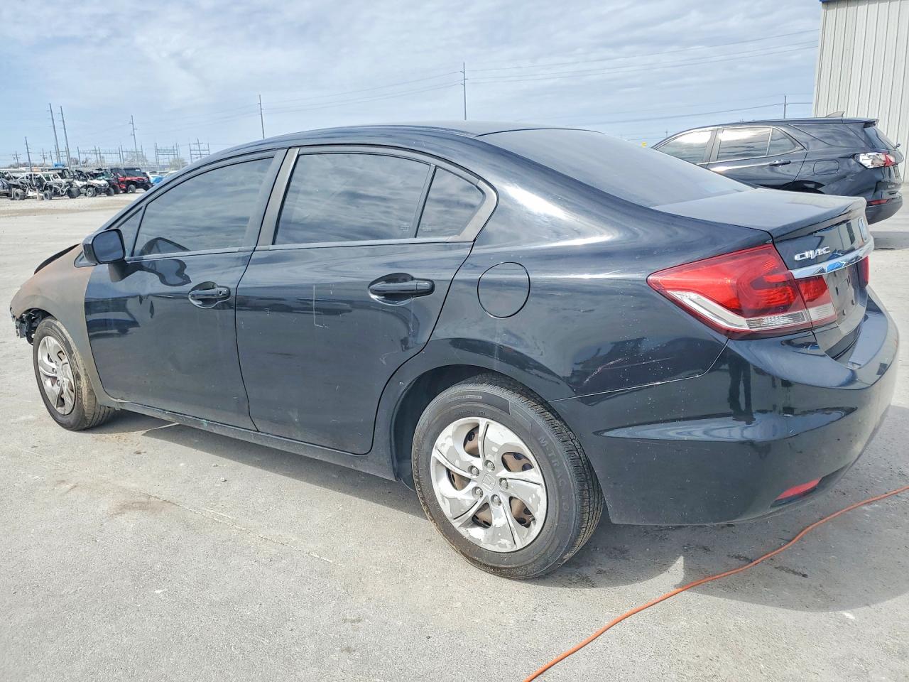 2014 Honda Civic Lx Черный vin: 19XFB2F56EE032601