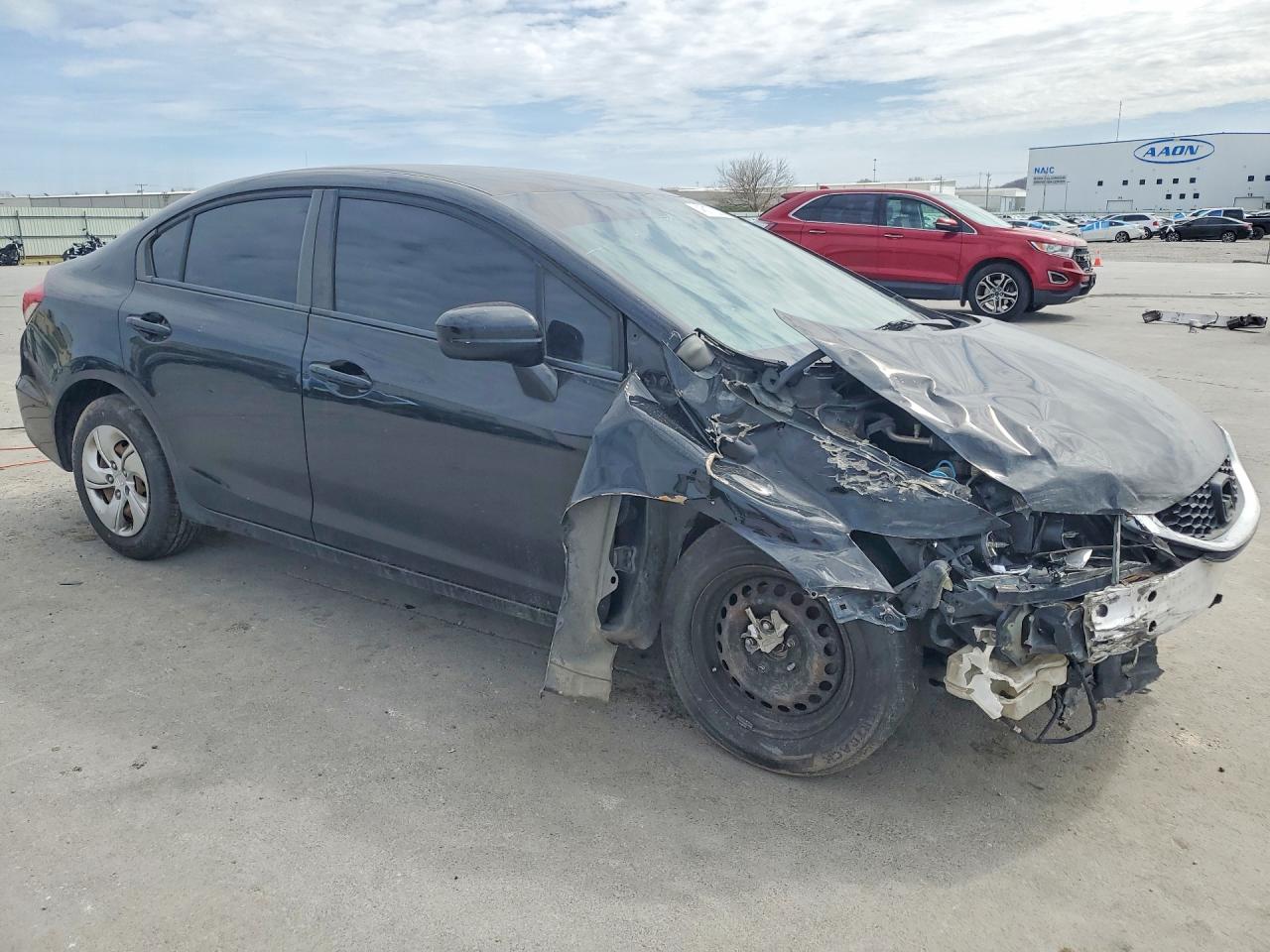 2014 Honda Civic Lx Черный vin: 19XFB2F56EE032601