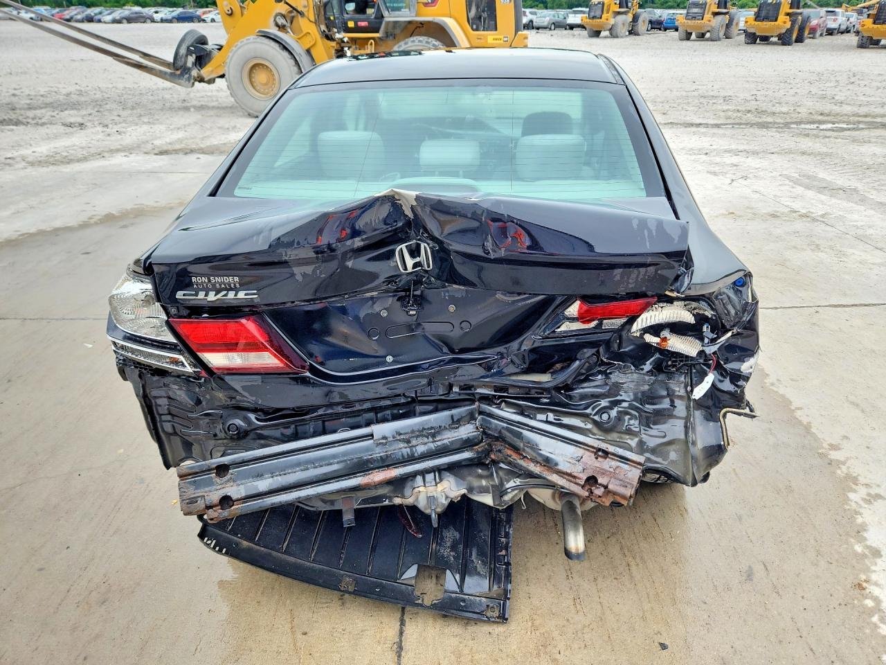 2014 Honda Civic Lx Black vin: 19XFB2F56EE037684