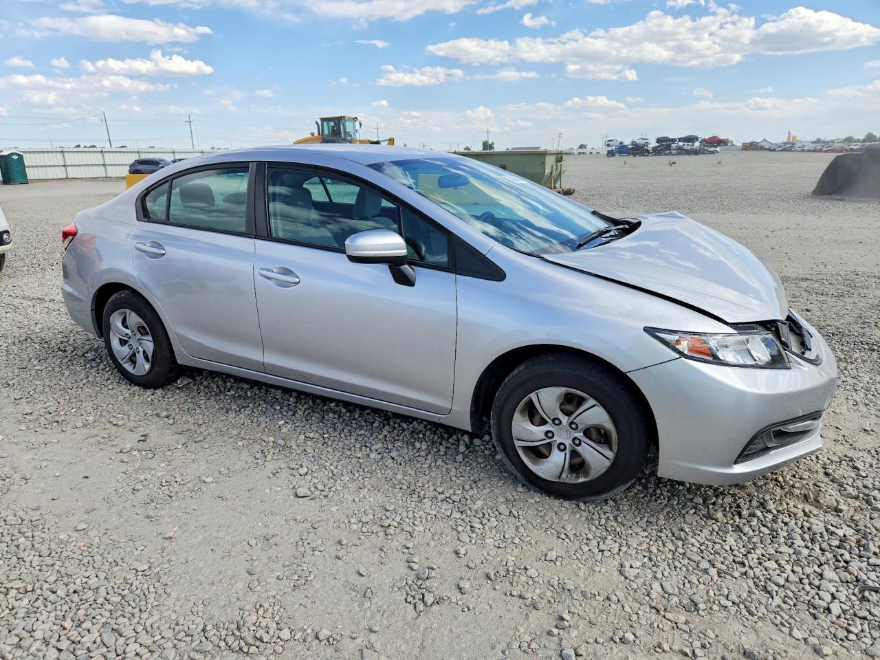 2014 Honda Civic Lx Silver vin: 19XFB2F56EE039242