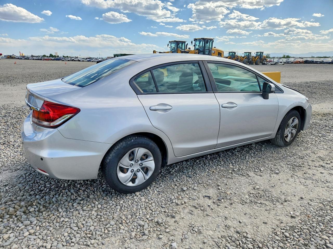 2014 Honda Civic Lx Silver vin: 19XFB2F56EE039242