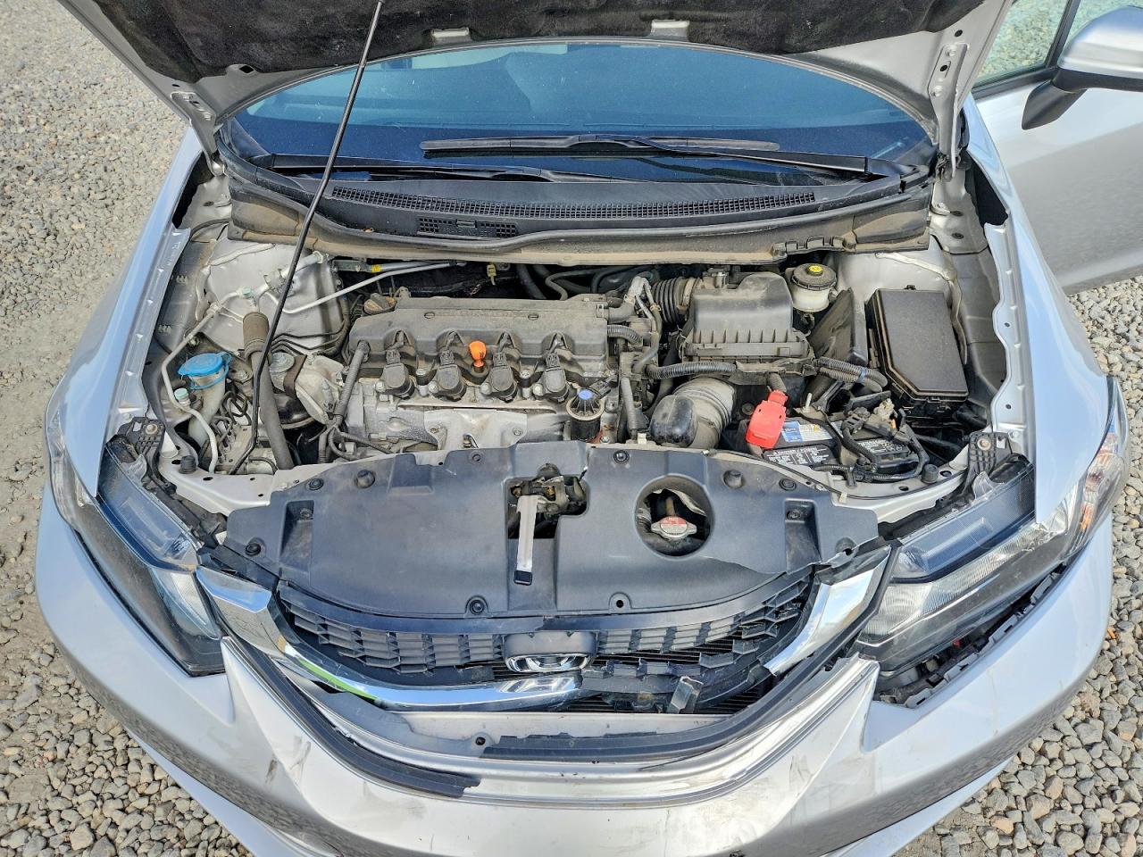 2014 Honda Civic Lx Silver vin: 19XFB2F56EE039242