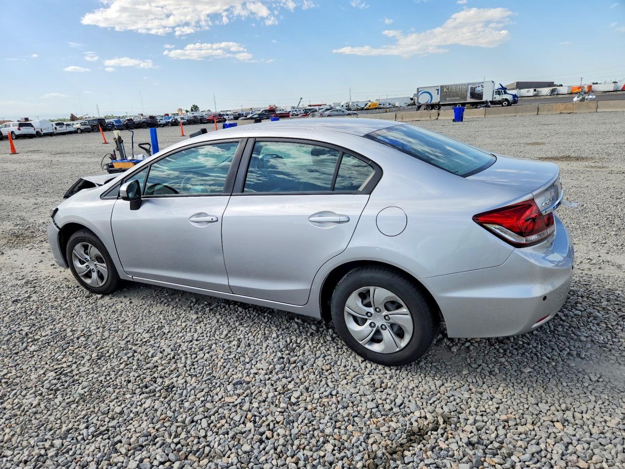 2014 Honda Civic Lx Silver vin: 19XFB2F56EE039242