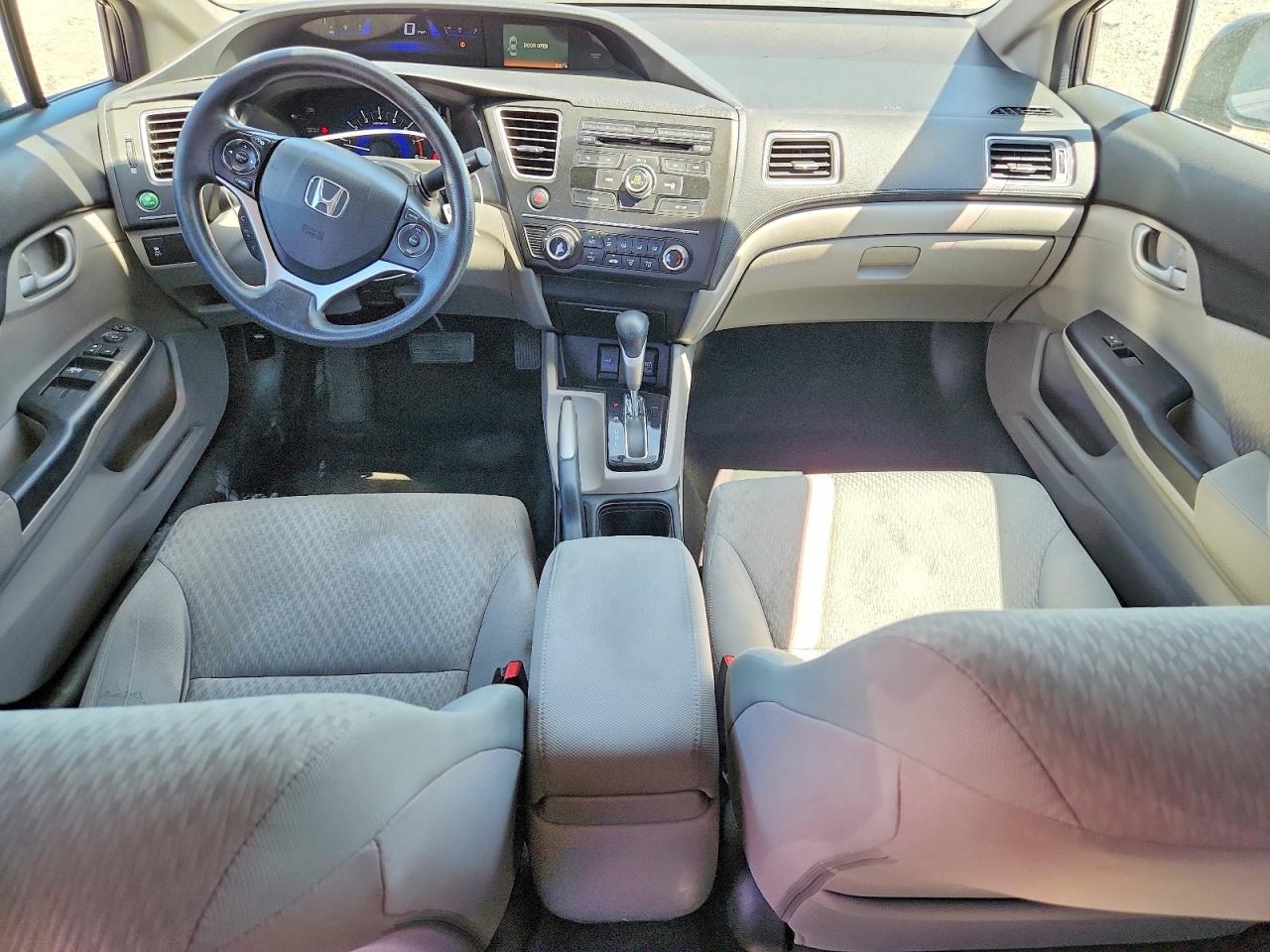 2014 Honda Civic Lx Gray vin: 19XFB2F56EE044733