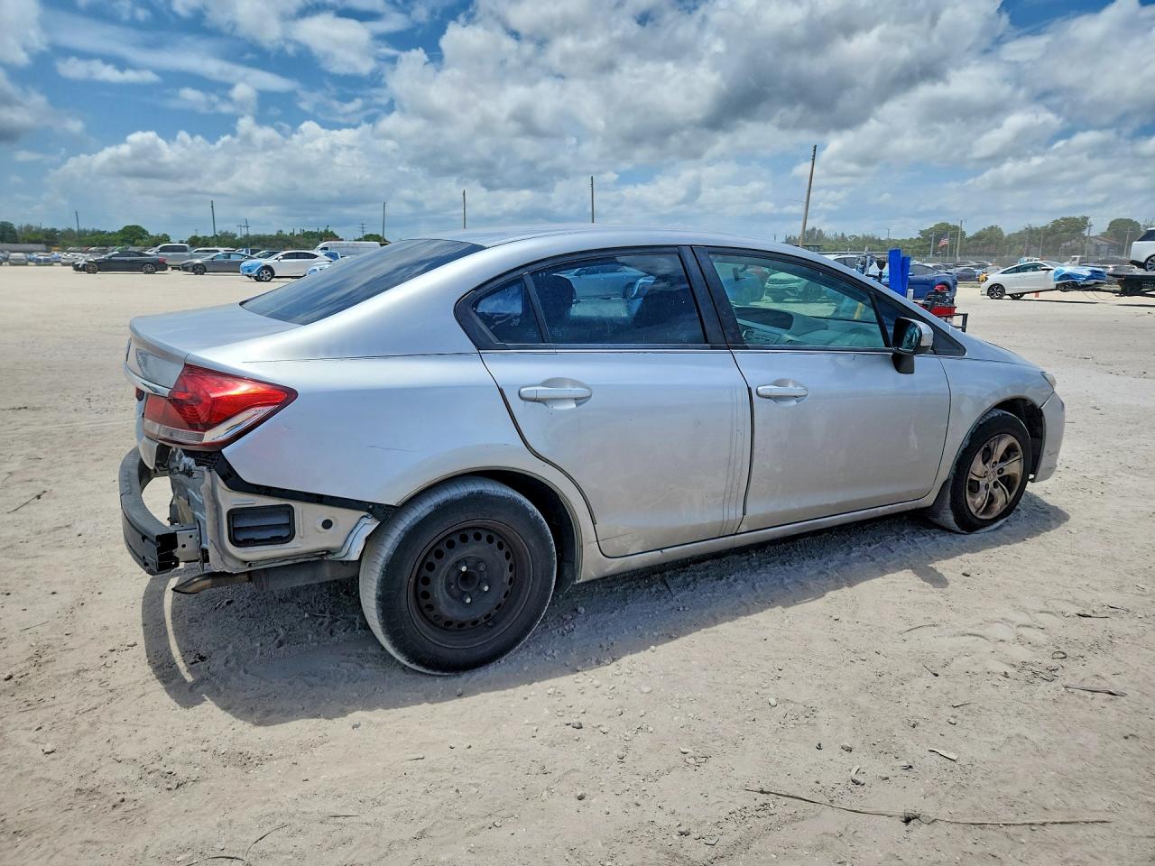 2014 Honda Civic Lx Серебряный vin: 19XFB2F56EE059149