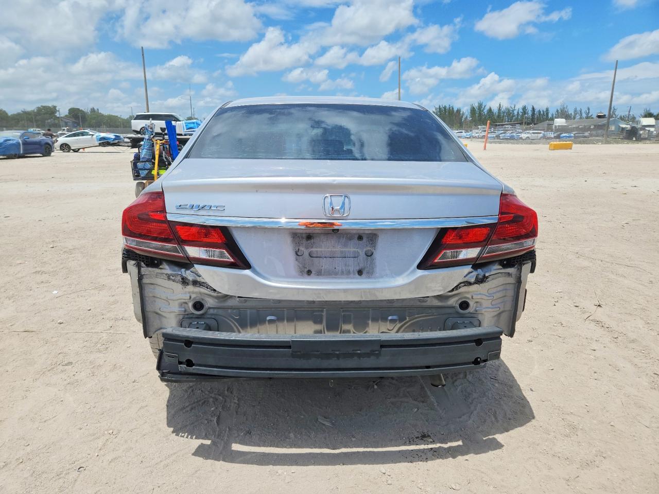 2014 Honda Civic Lx Серебряный vin: 19XFB2F56EE059149