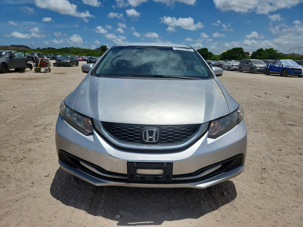 2014 Honda Civic Lx Серебряный vin: 19XFB2F56EE059149