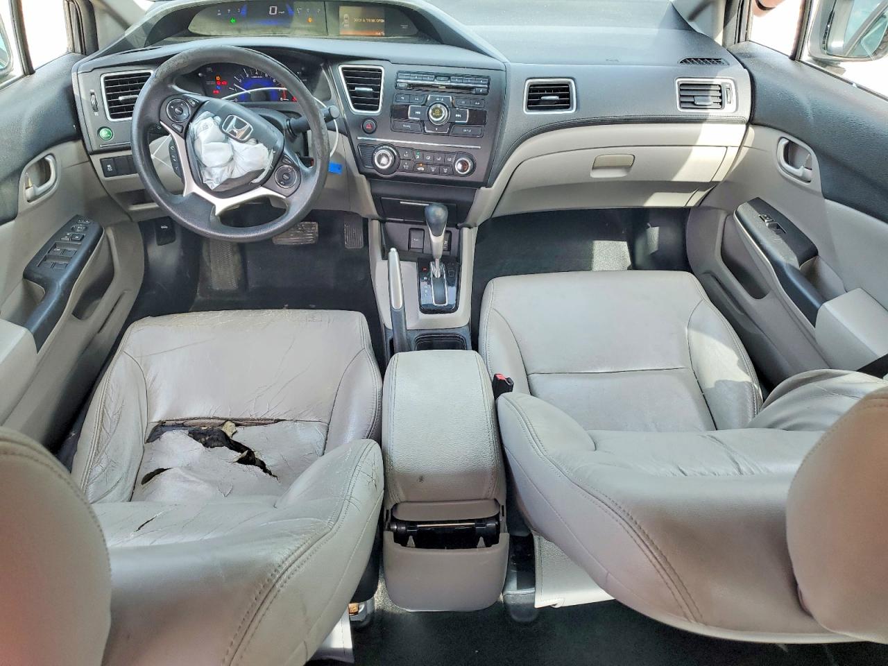 2014 Honda Civic Lx Серый vin: 19XFB2F56EE059796