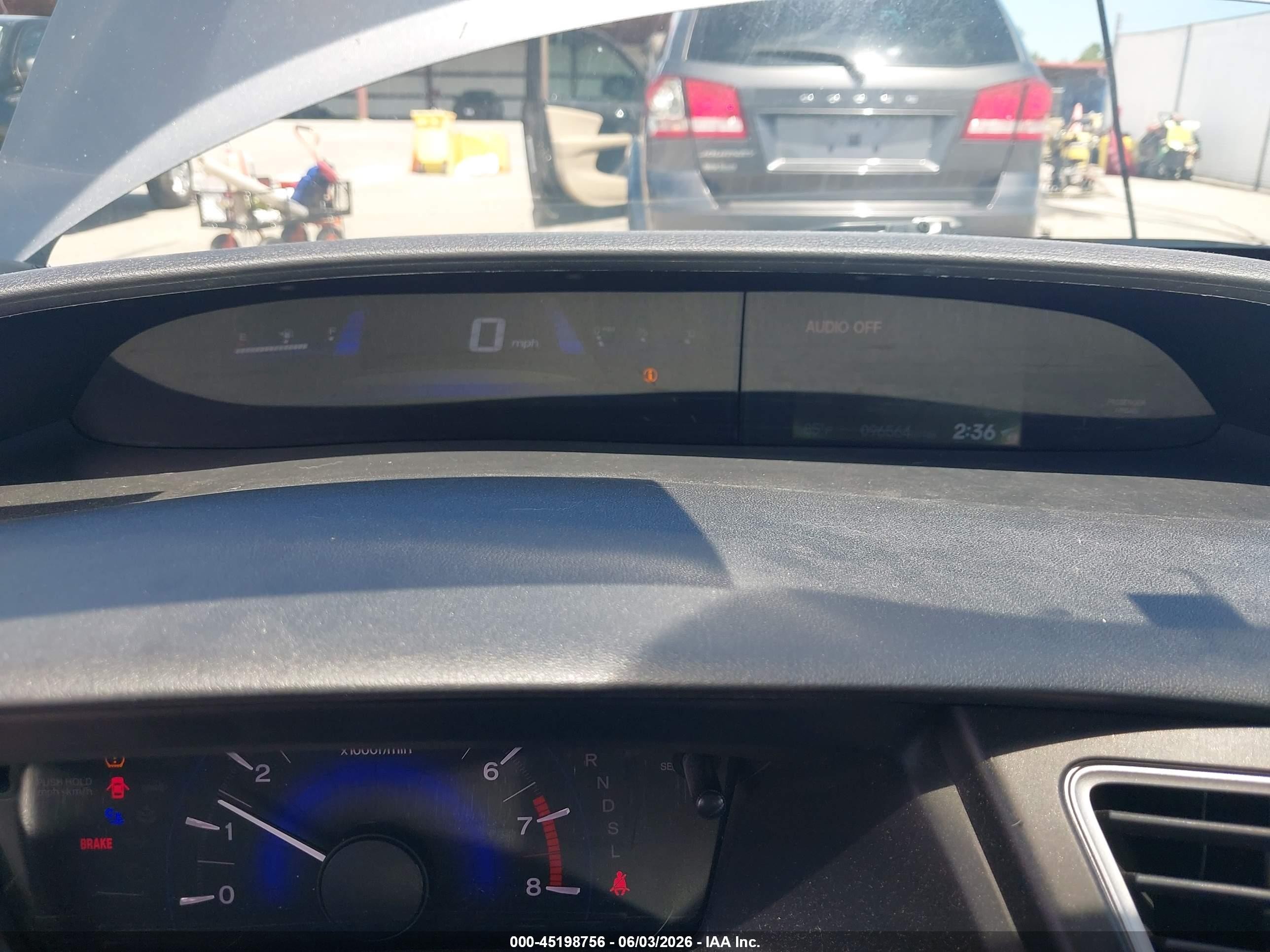 2014 Honda Civic Lx Blue vin: 19XFB2F56EE061497