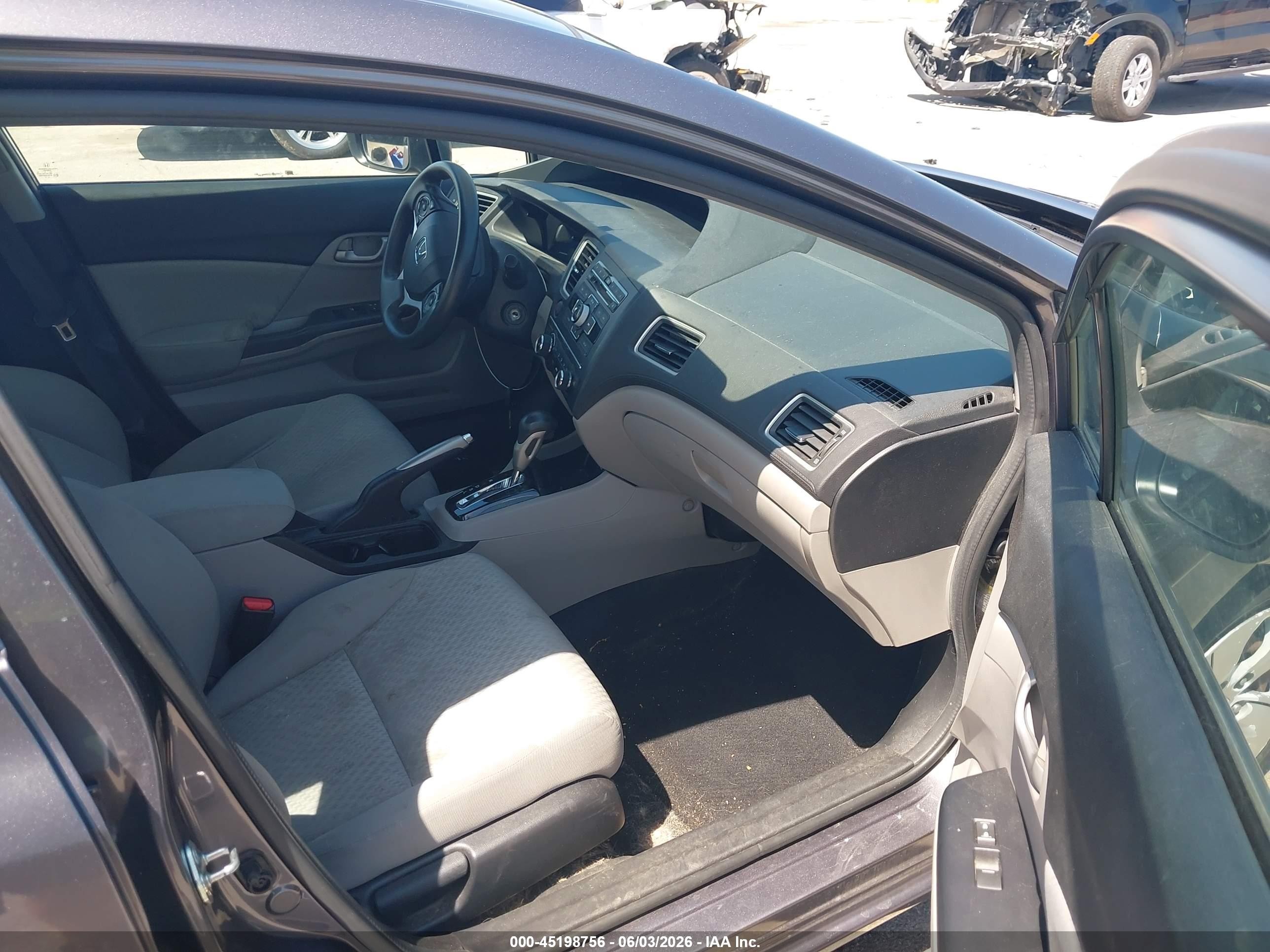 2014 Honda Civic Lx Blue vin: 19XFB2F56EE061497