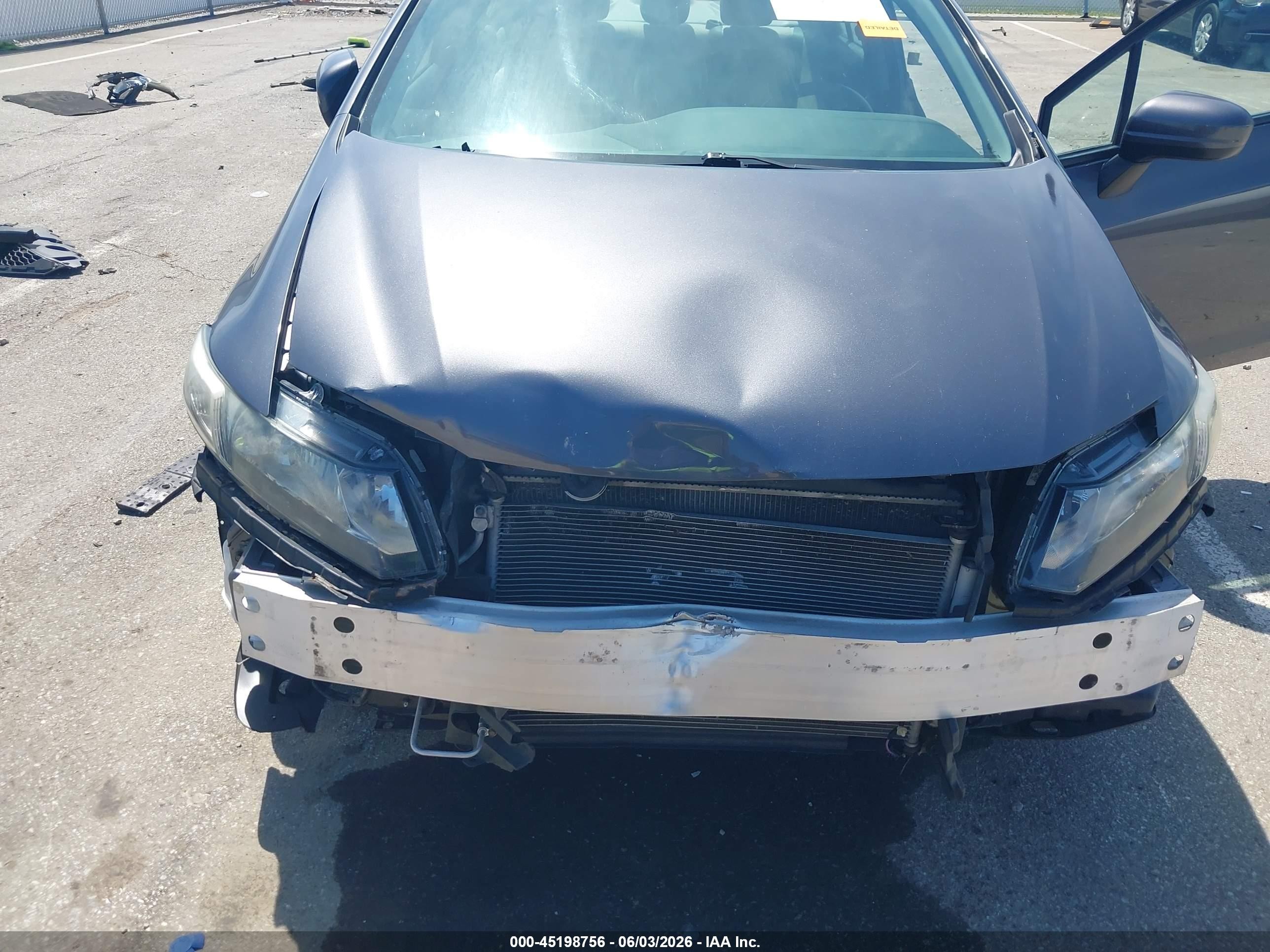 2014 Honda Civic Lx Blue vin: 19XFB2F56EE061497