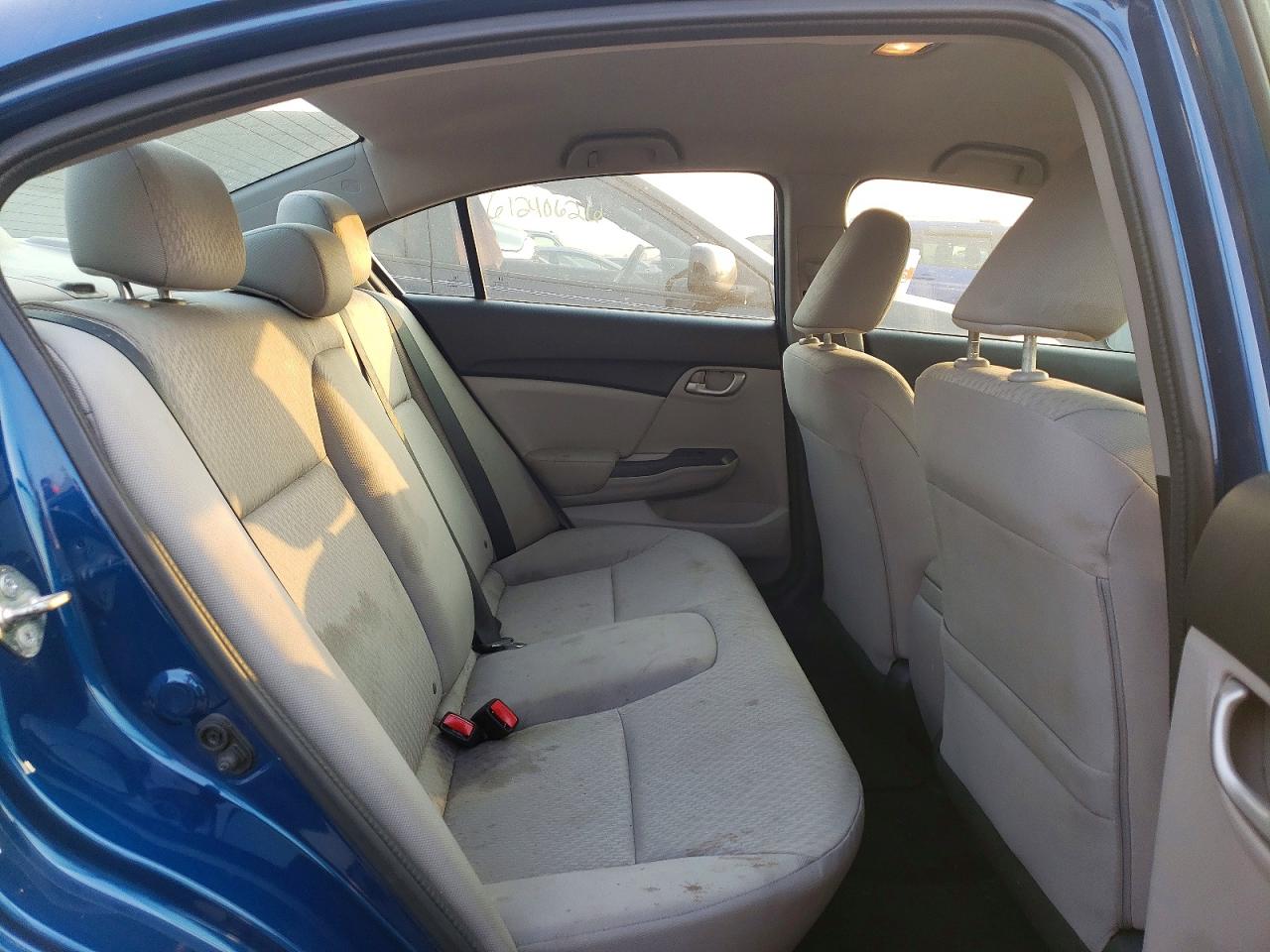 2014 Honda Civic Lx Blue vin: 19XFB2F56EE063895