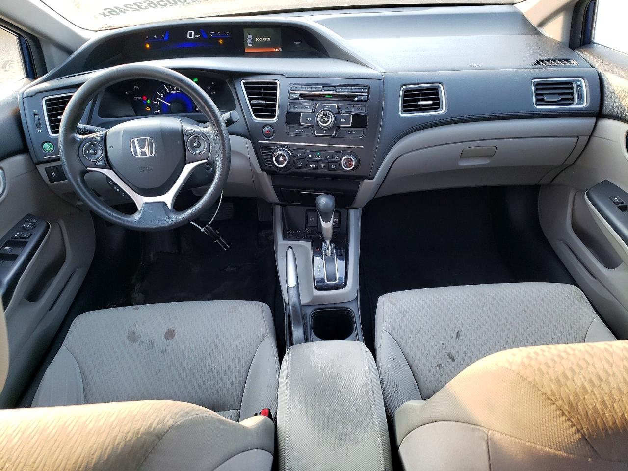 2014 Honda Civic Lx Blue vin: 19XFB2F56EE063895