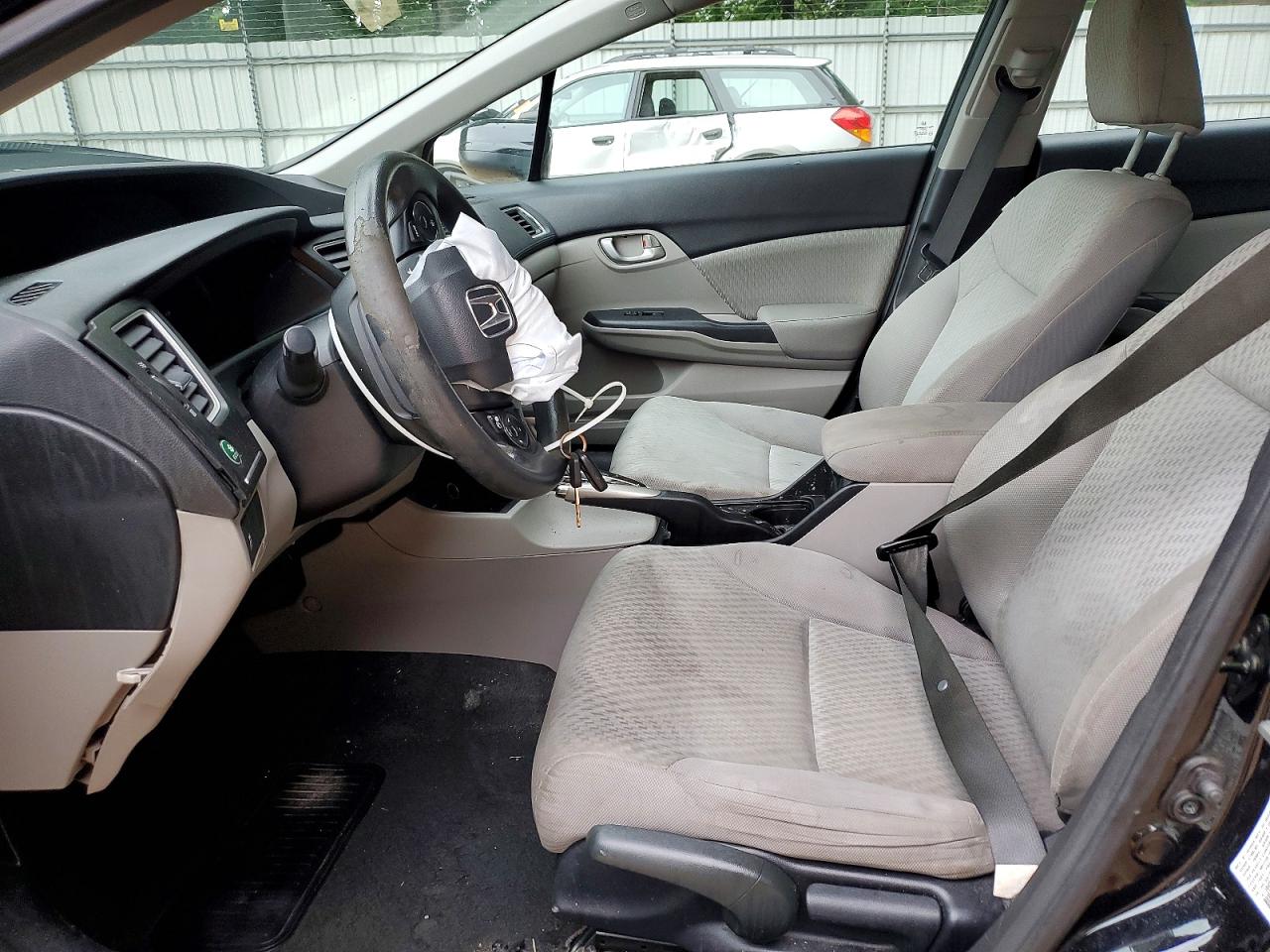 2014 Honda Civic Lx Black vin: 19XFB2F56EE201449