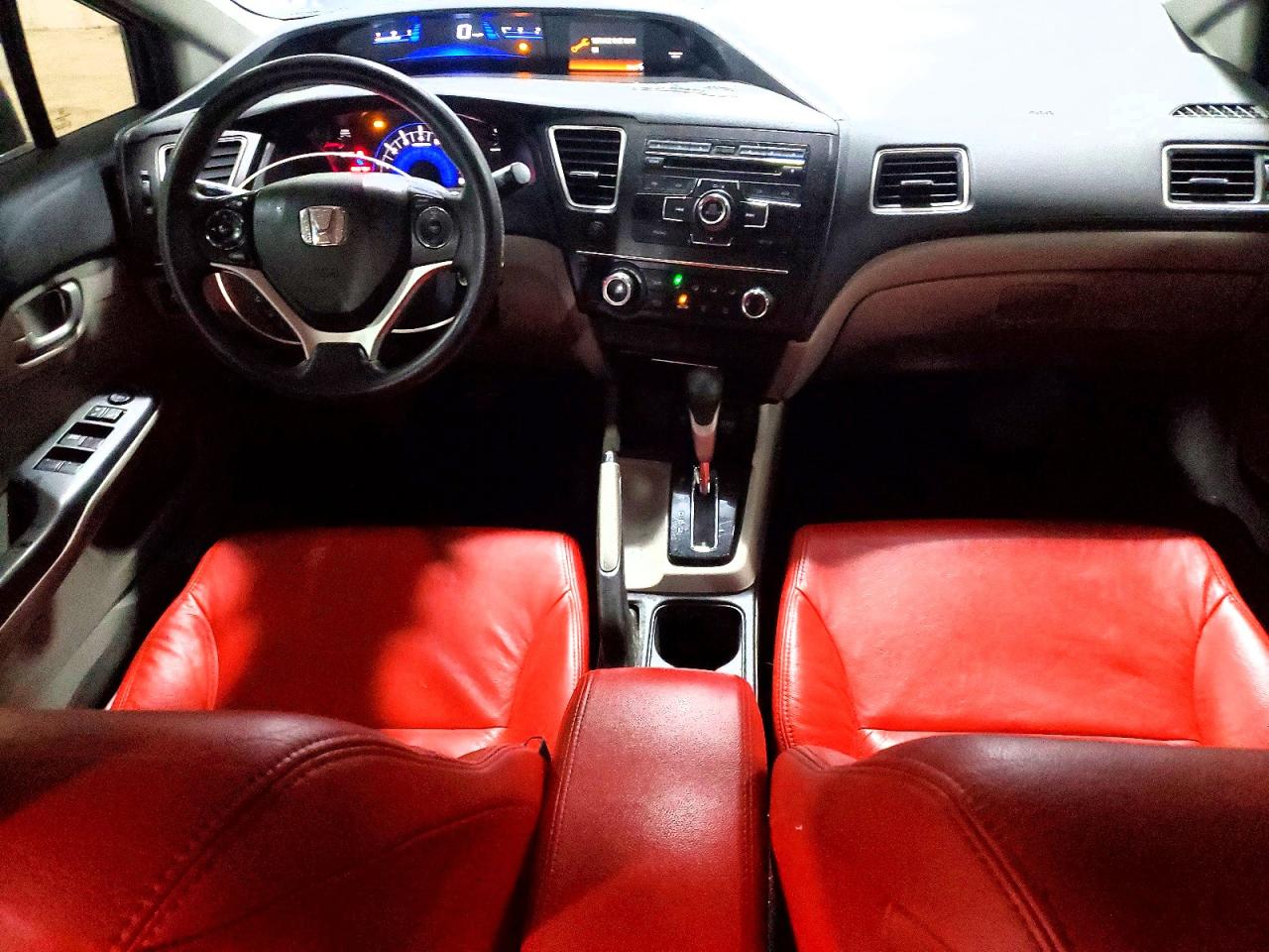 2014 Honda Civic Lx Blue vin: 19XFB2F56EE230353