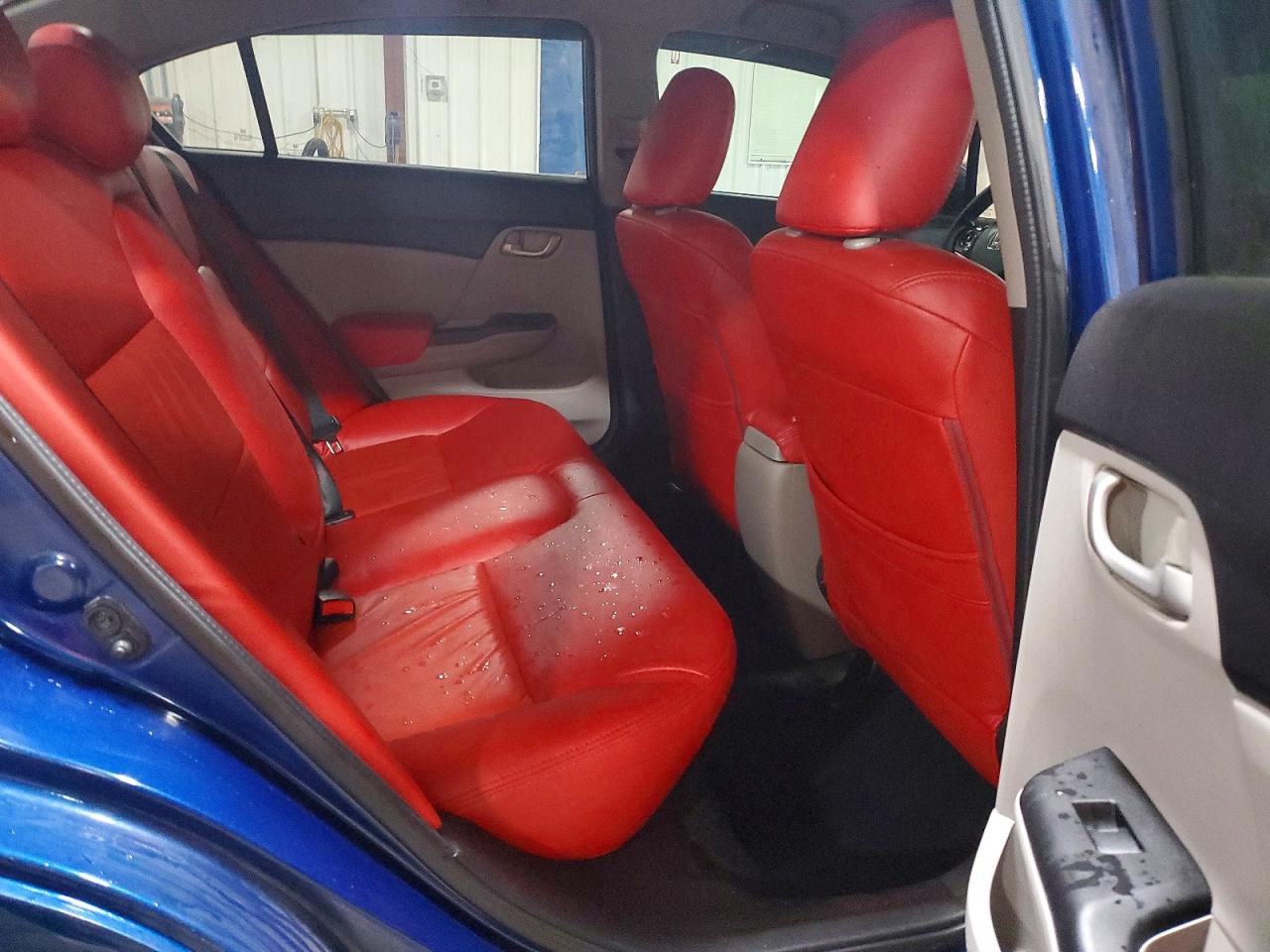 2014 Honda Civic Lx Blue vin: 19XFB2F56EE230353