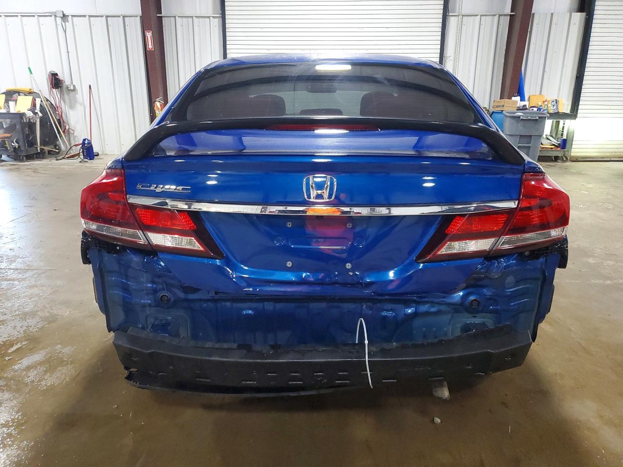 2014 Honda Civic Lx Blue vin: 19XFB2F56EE230353