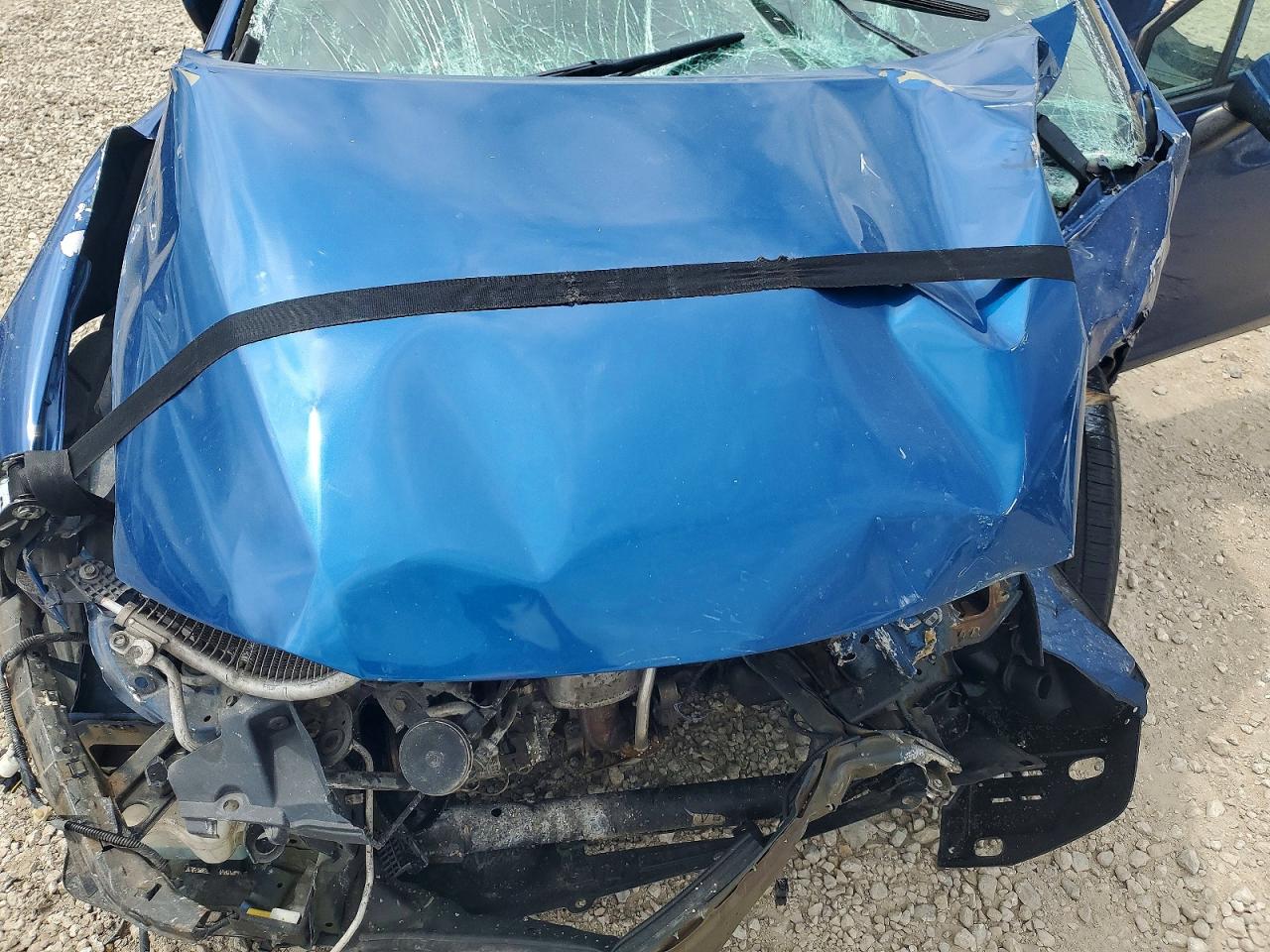 2014 Honda Civic Lx Blue vin: 19XFB2F56EE235102