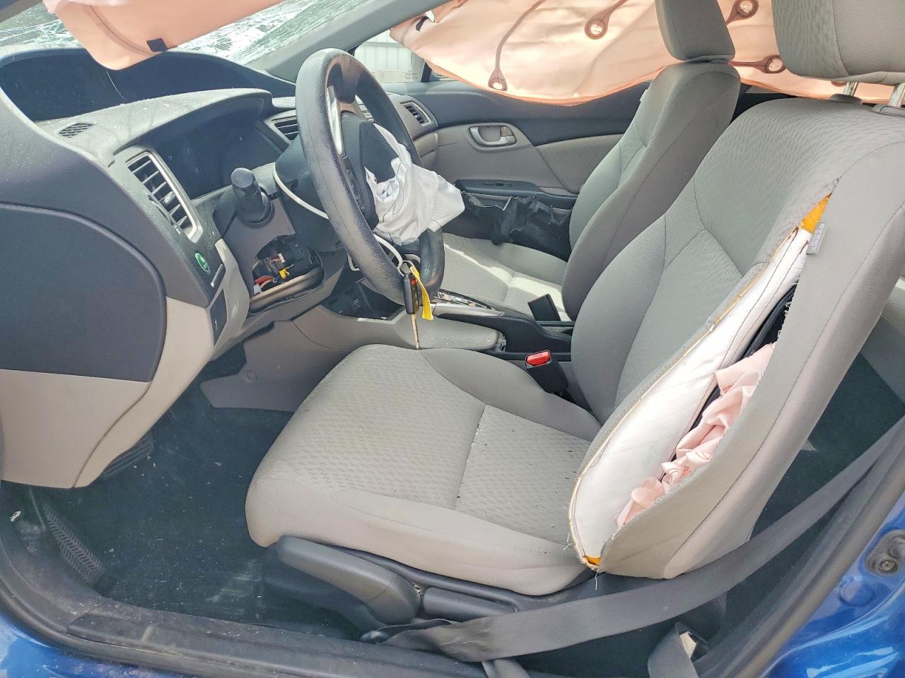2014 Honda Civic Lx Blue vin: 19XFB2F56EE235102