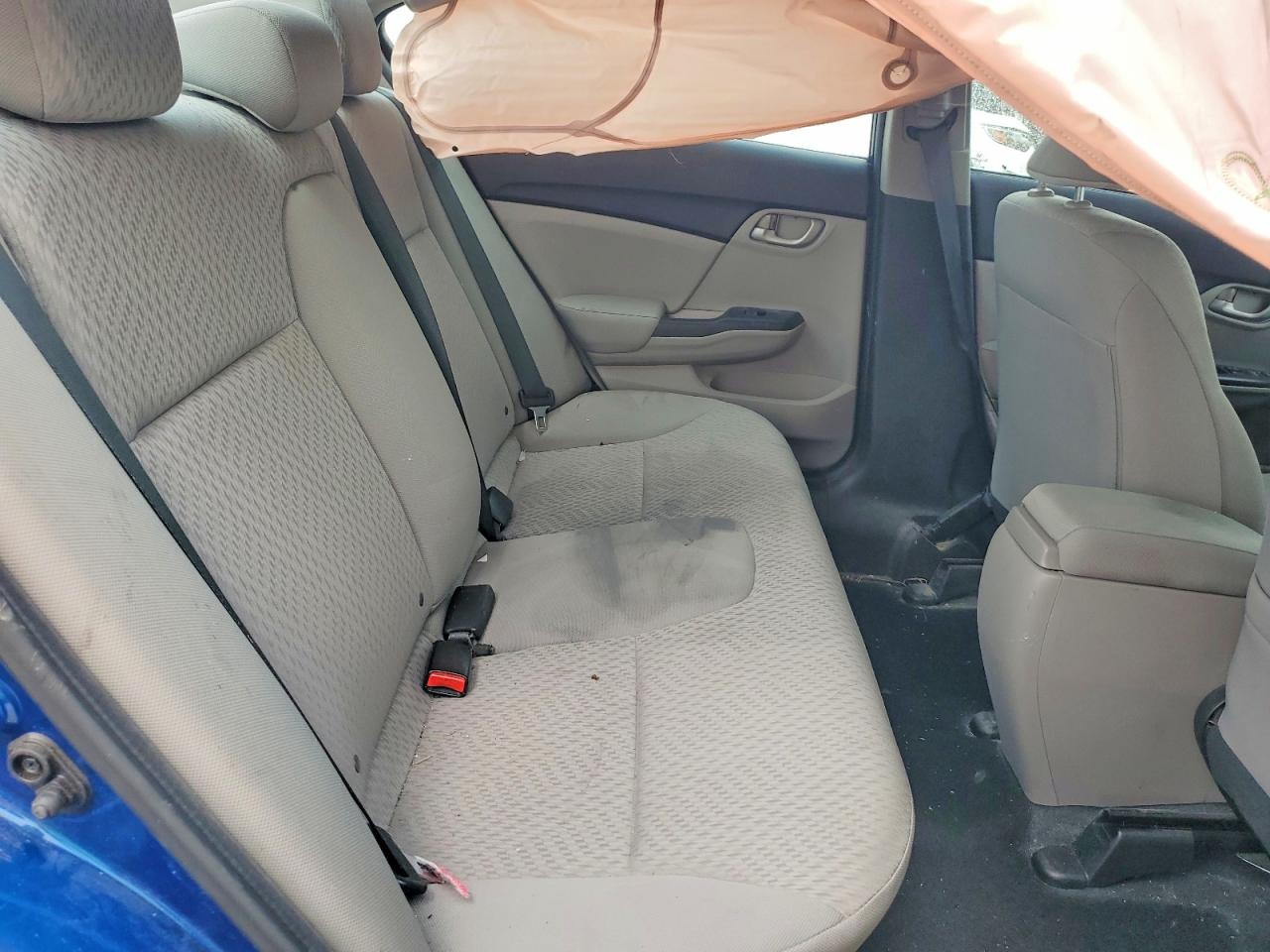 2014 Honda Civic Lx Blue vin: 19XFB2F56EE235102